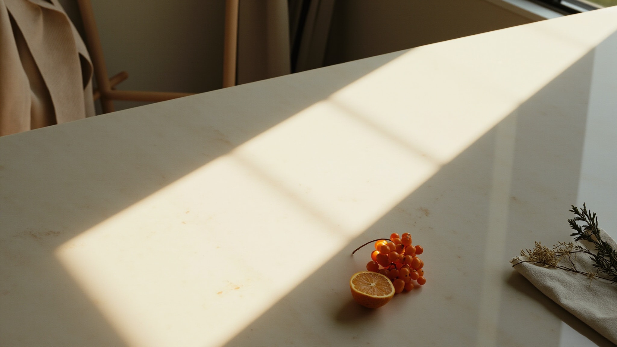 L'Ome Sea Buckthorn by Durance en Provence. Atmospheric mood