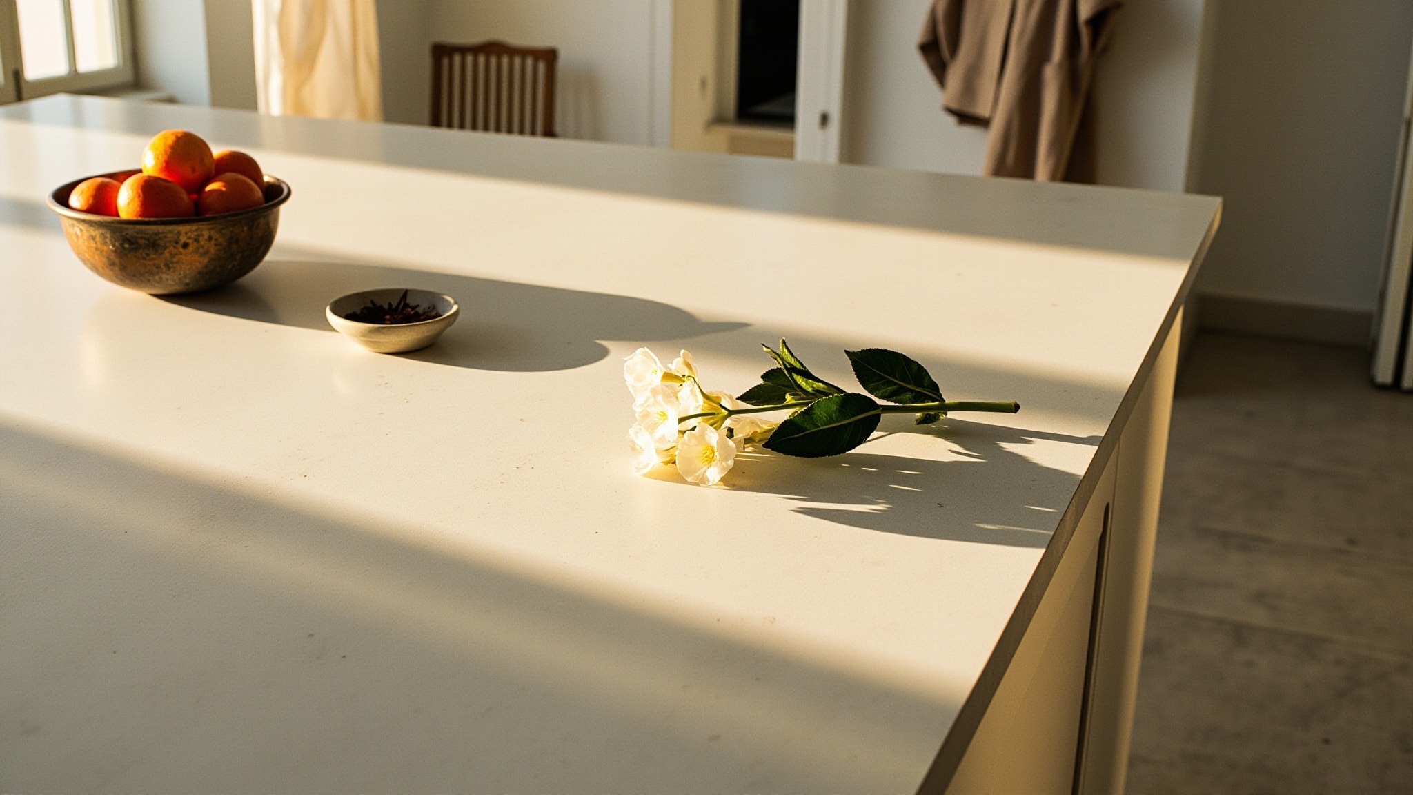 Orange Blossom by Durance en Provence. Atmospheric mood