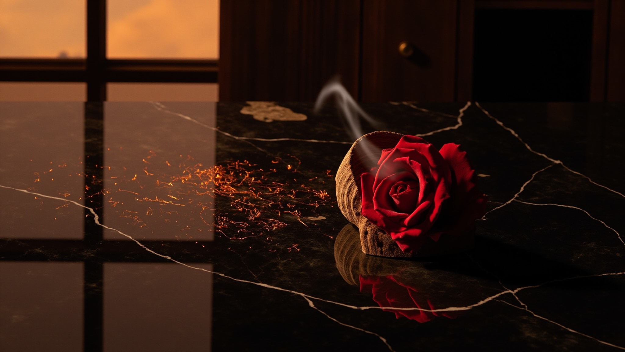 Rose Taif by El Nabil. Atmospheric mood