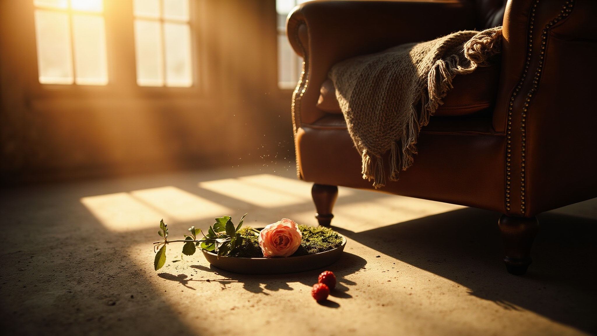 Tea Rose by Elizabeth W. Atmospheric mood