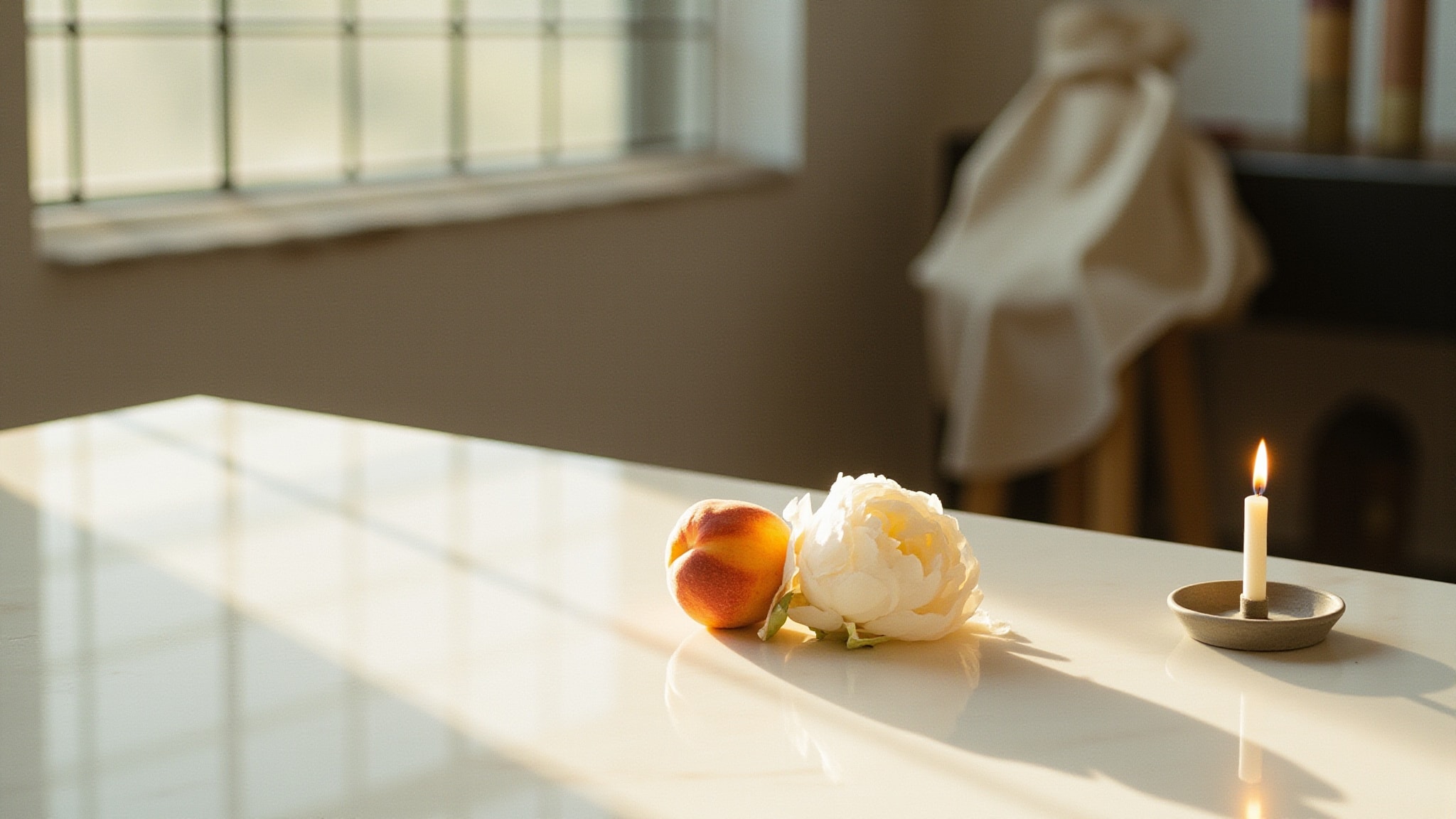 Peaches & Peonies by Elysian. Atmospheric mood
