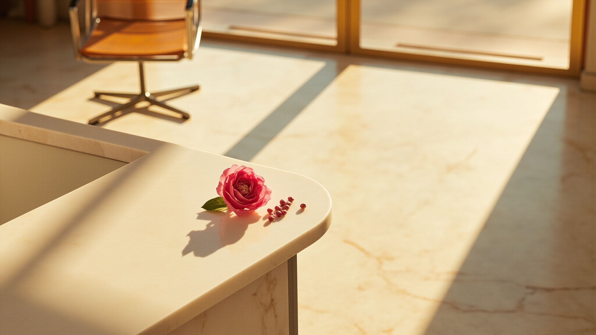 Contemporary Girl Rose Glow by Enrico Coveri. Atmospheric mood