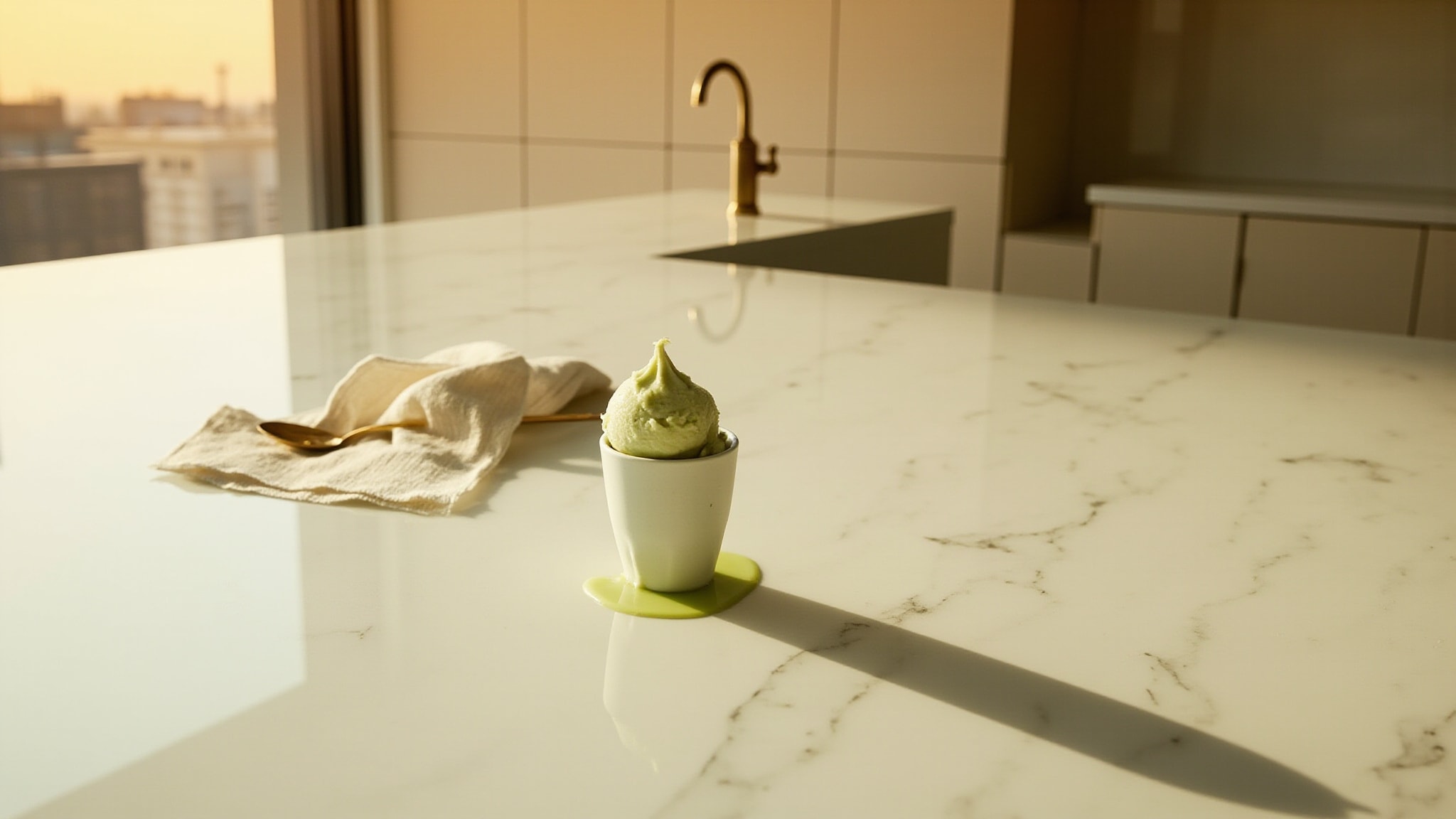 Crème de Pistachio by EOS. Atmospheric mood