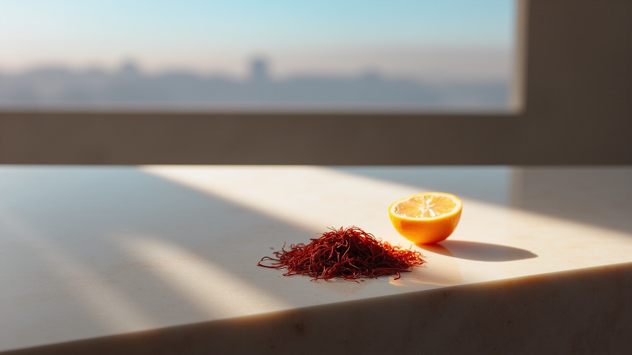 Persian Saffron by Ermenegildo Zegna. Atmospheric mood