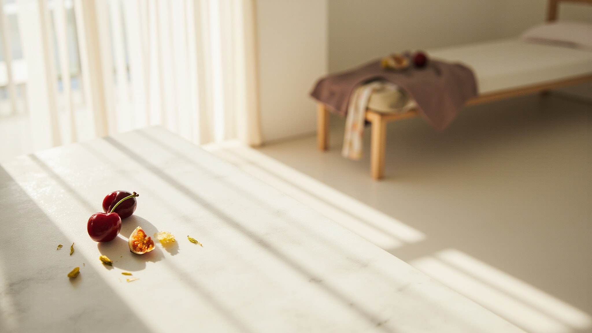 Cherry by essence. Atmospheric mood