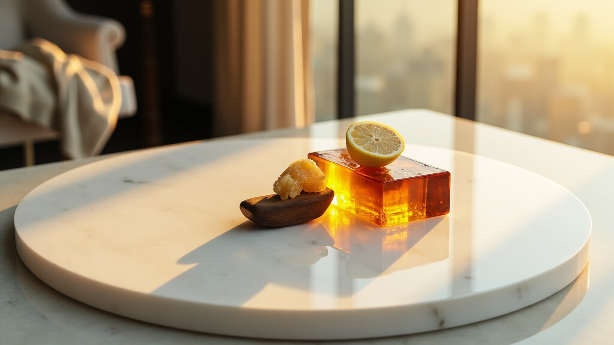Pleasures Sandalwood Amber Splash by Estée Lauder. Atmospheric mood
