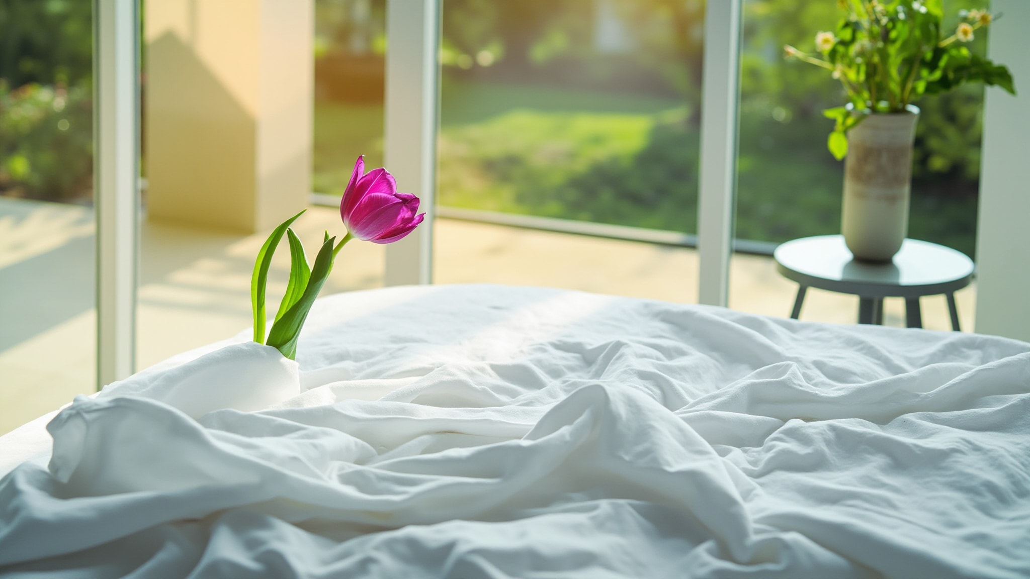 Pure White Linen by Estée Lauder. Atmospheric mood