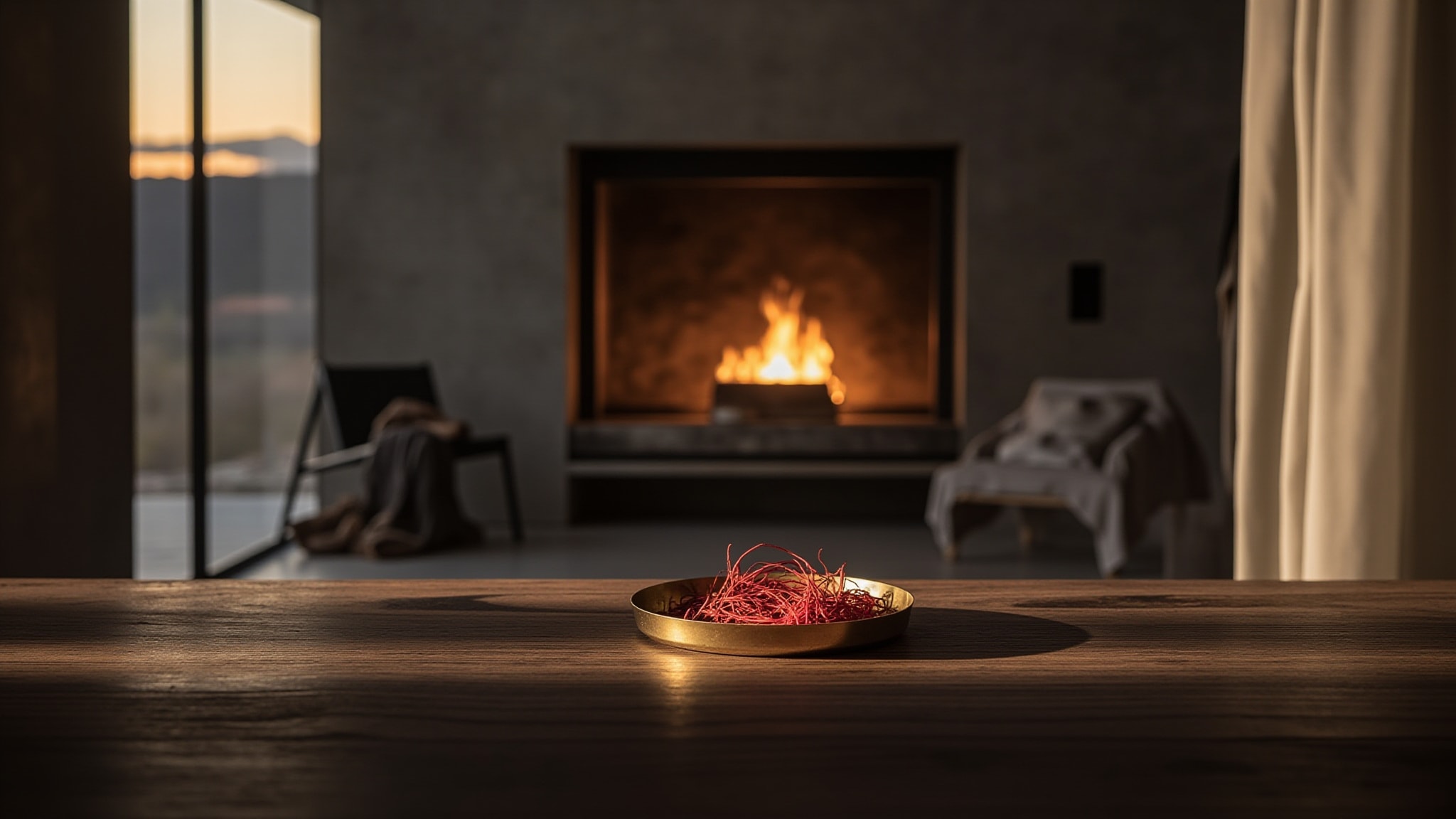 Saffron Wood by Fanette. Atmospheric mood