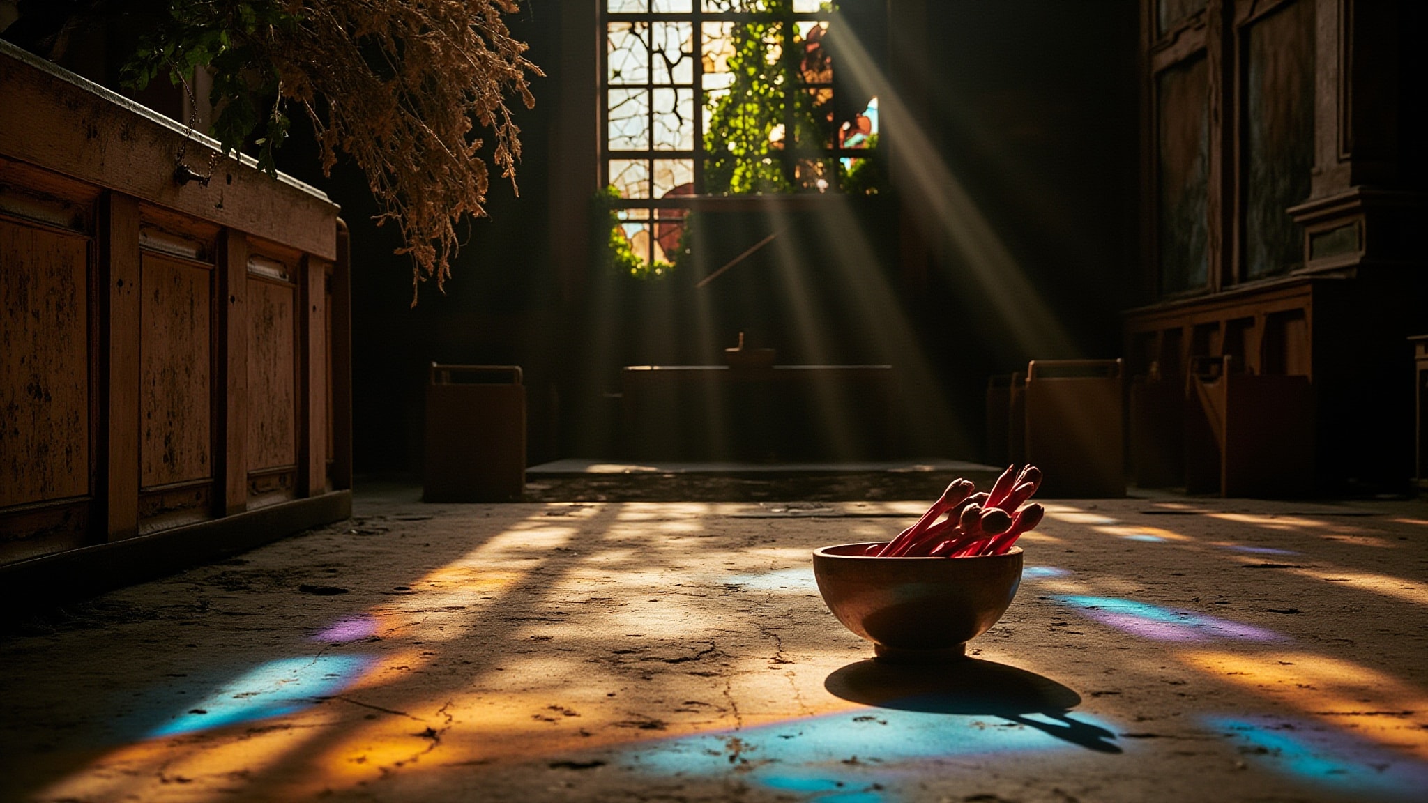 Female Christ by 19-69. Atmospheric mood