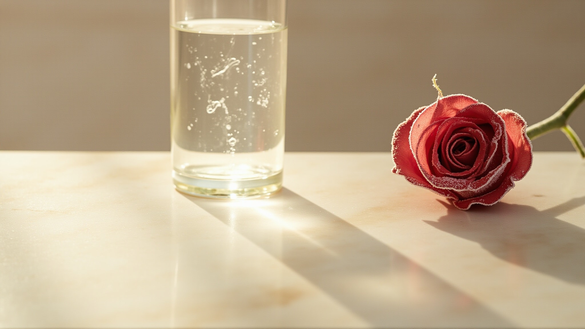 Snow Rose by Floris. Atmospheric mood