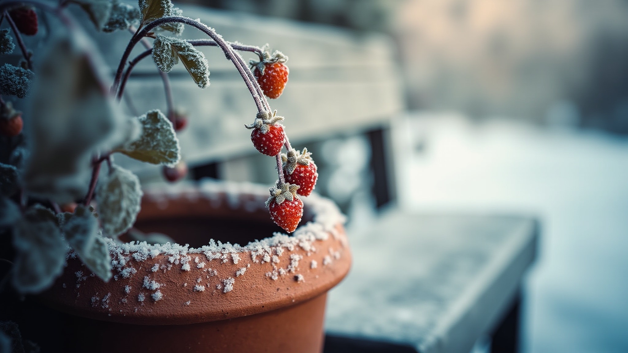 Flower Season Snow White by Jean-Pierre Sand. Atmospheric mood