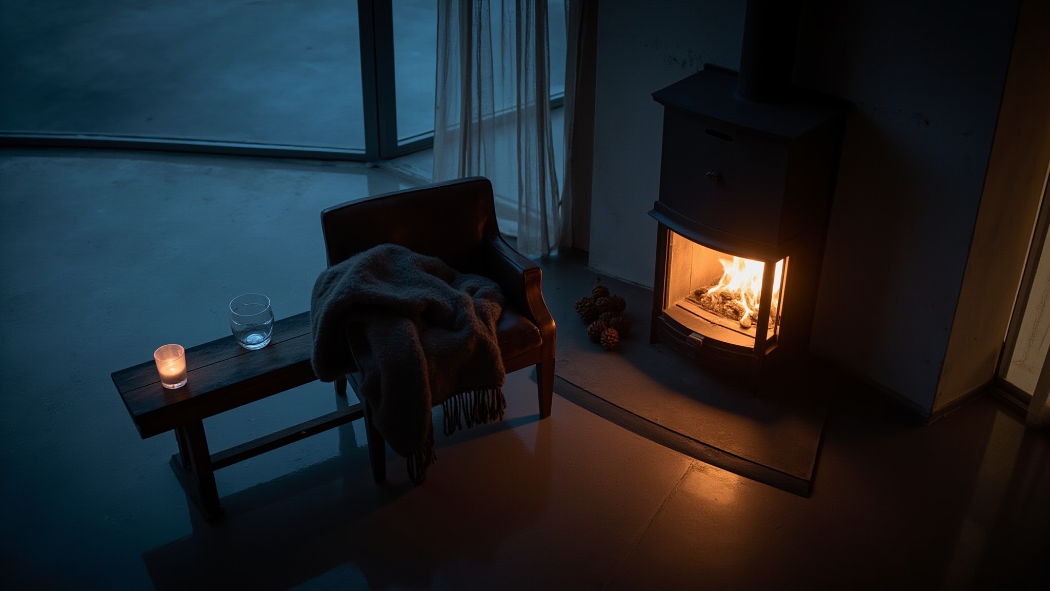 Fireside Story by For Strange Women. Atmospheric mood
