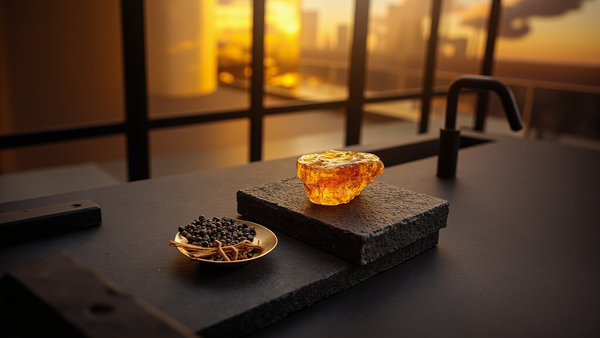 Molten Ambra by For the Scent of It. Atmospheric mood