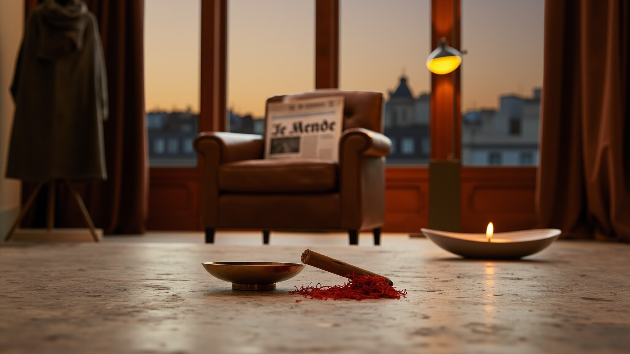 Fugue a Paris by Fouquet's. Atmospheric mood