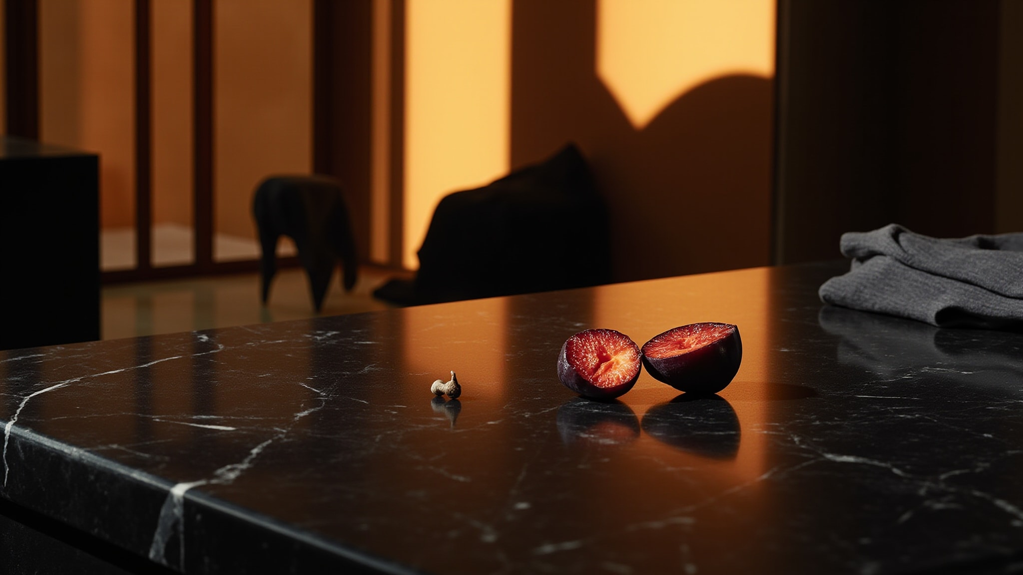 Forbidden Plum Oud Extrait by Fragrance Du Bois. Atmospheric mood