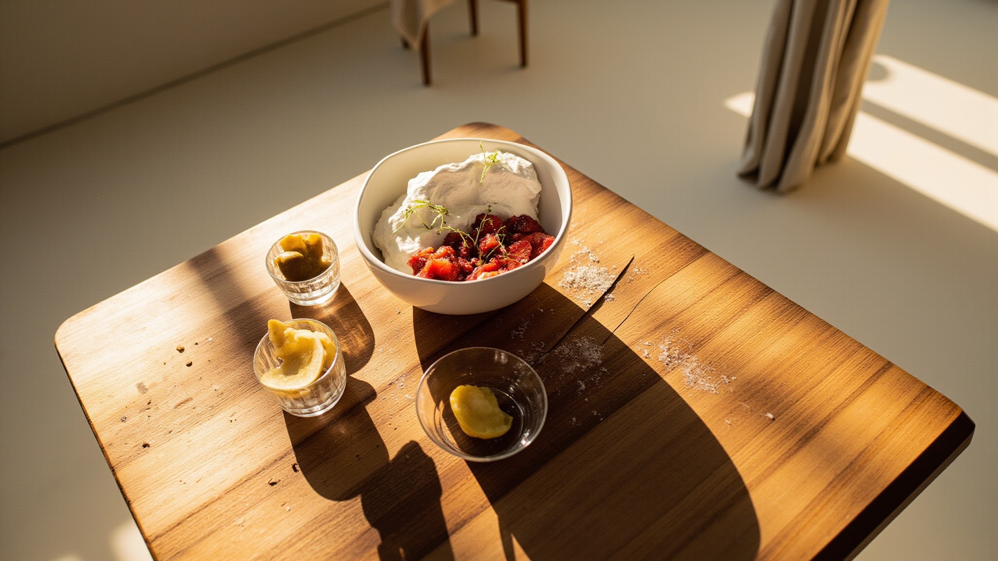Fraise Fouettée by Le Monde Gourmand. Atmospheric mood