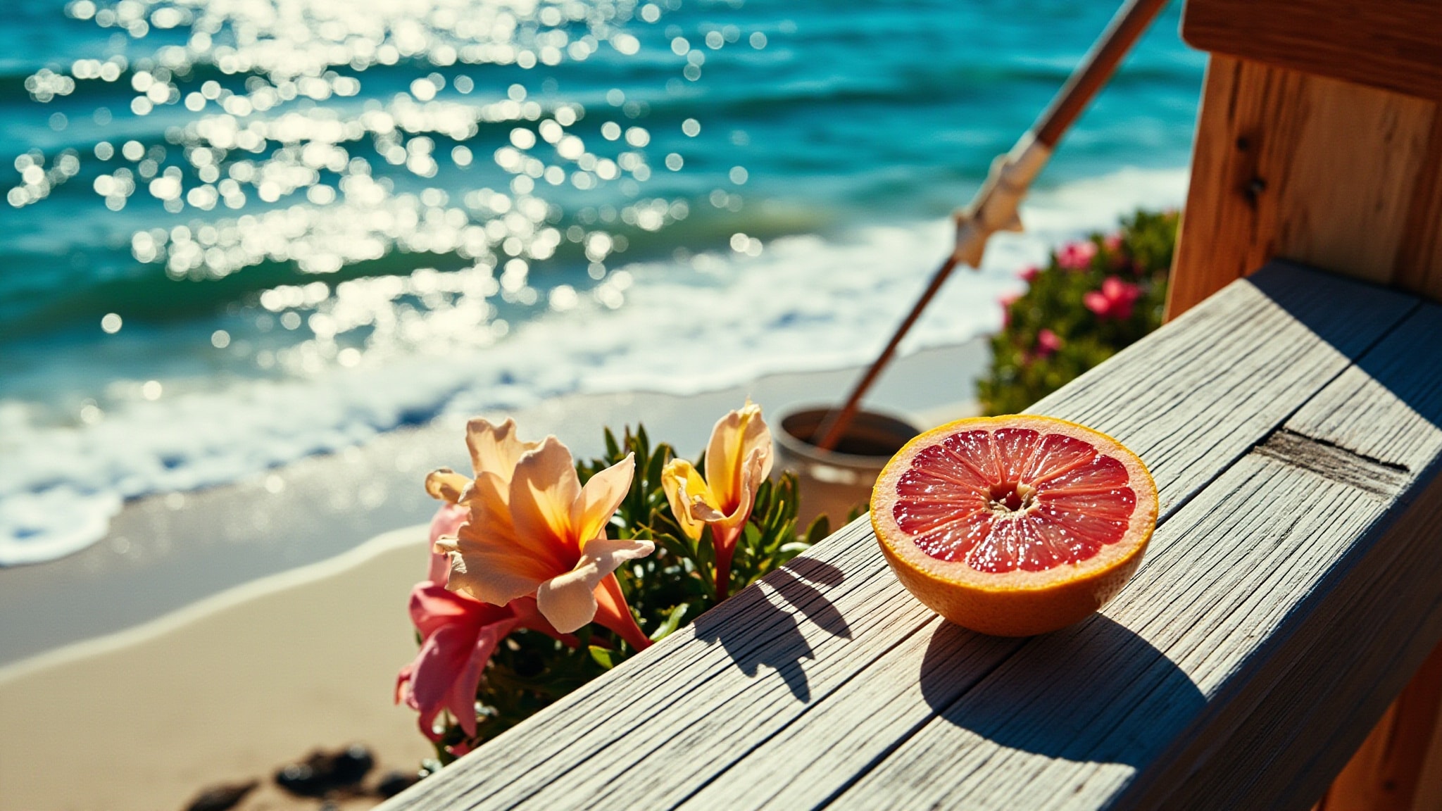 Frangipani & Grapefruit by Bath House. Atmospheric mood