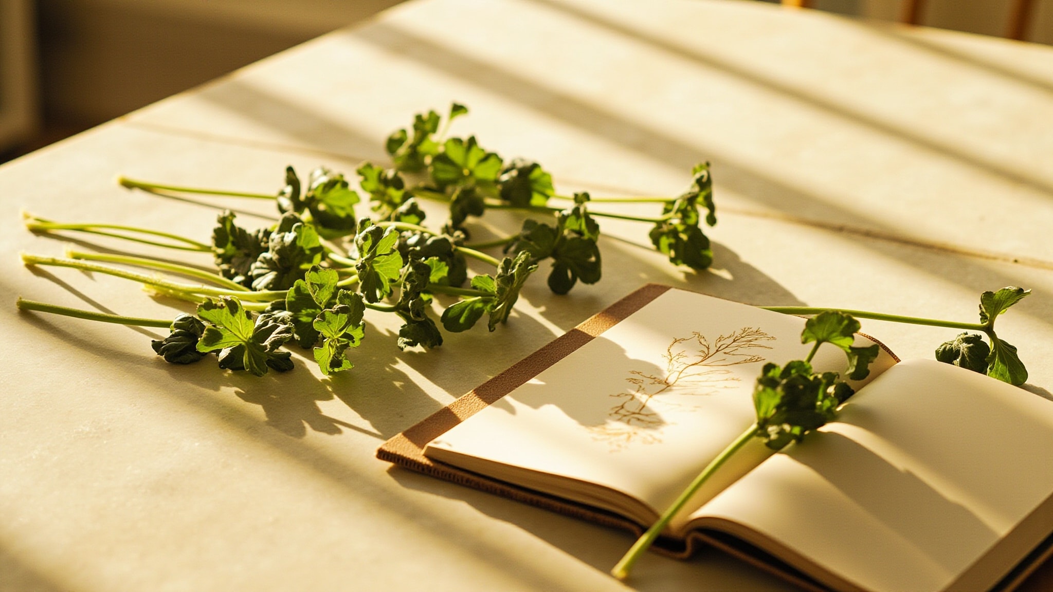 Muskara Pelargonium by Fueguia 1833. Atmospheric mood