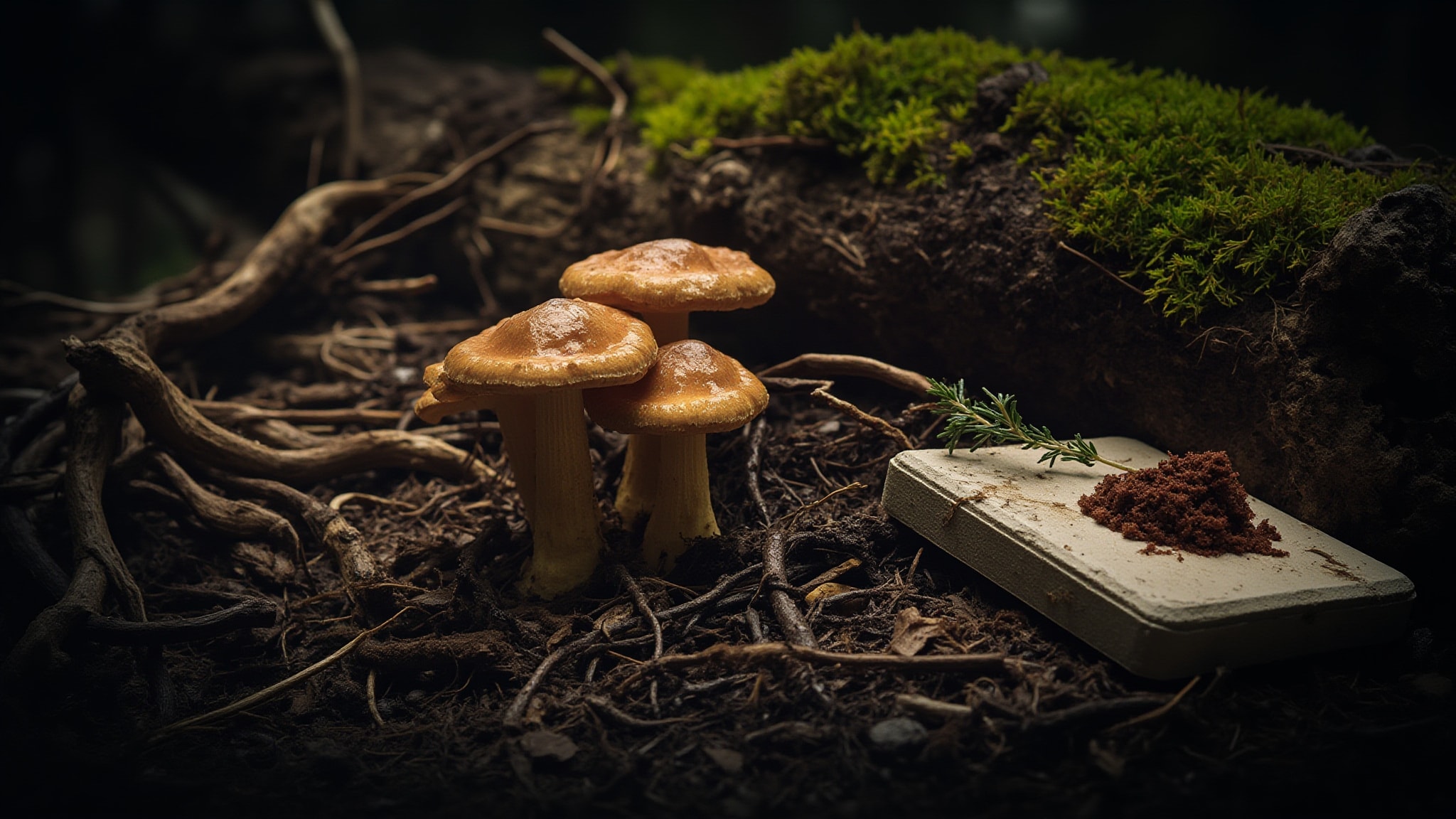 Beneath The Forest by Fyrinnae. Atmospheric mood