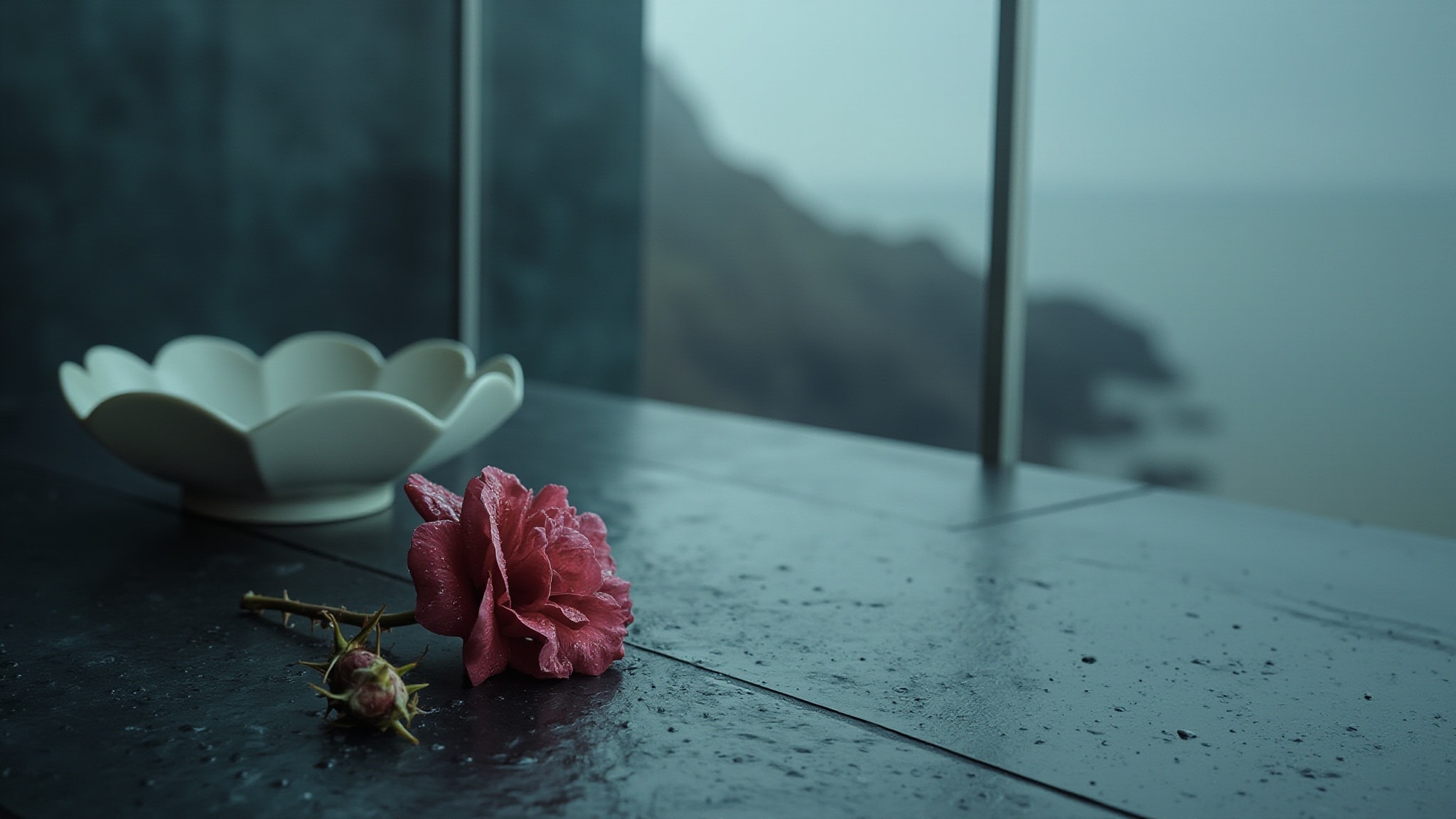 Rainwater Rose by Gather Perfume. Atmospheric mood