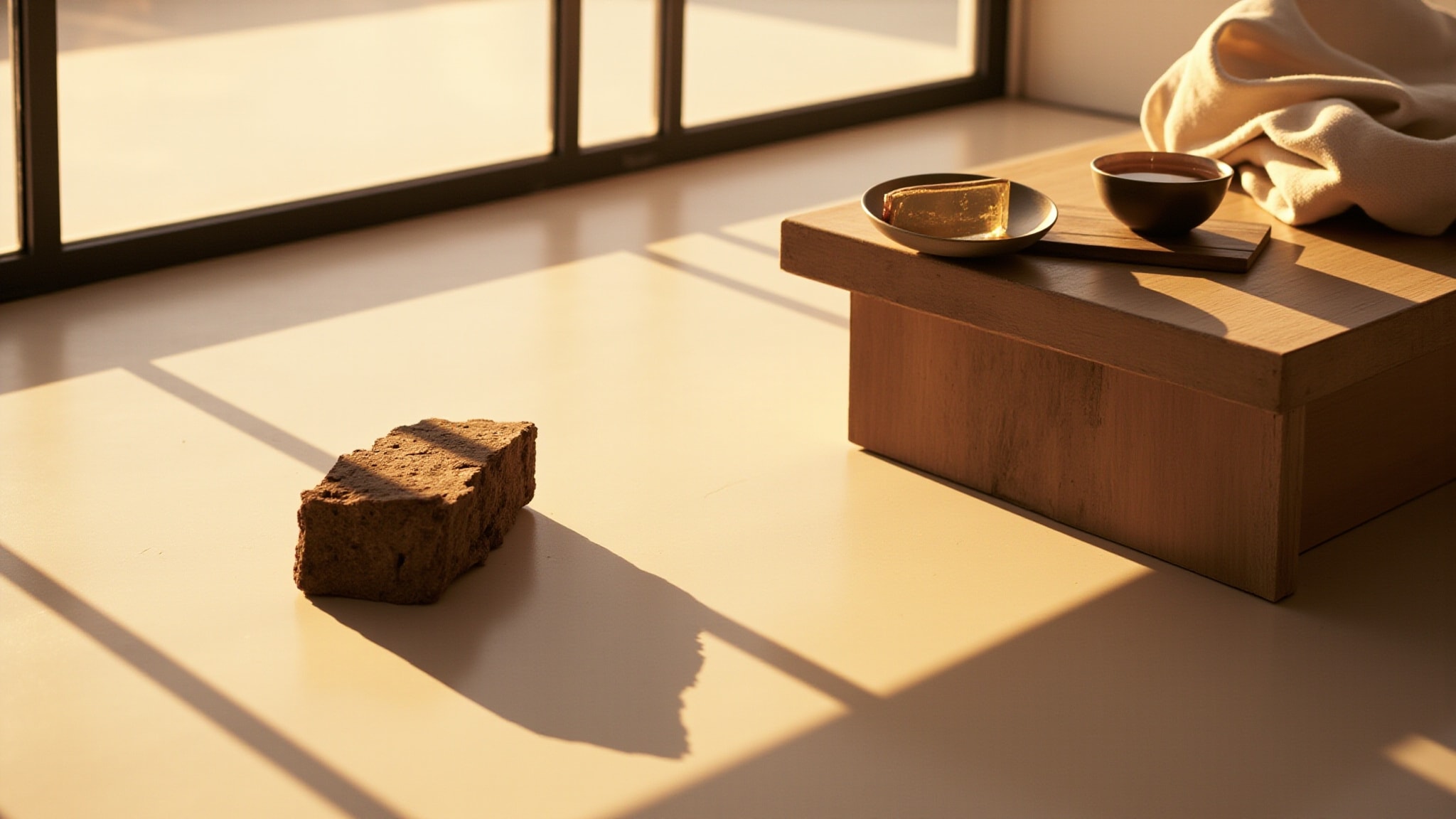 Grounded by GENTLE HABITS. Atmospheric mood
