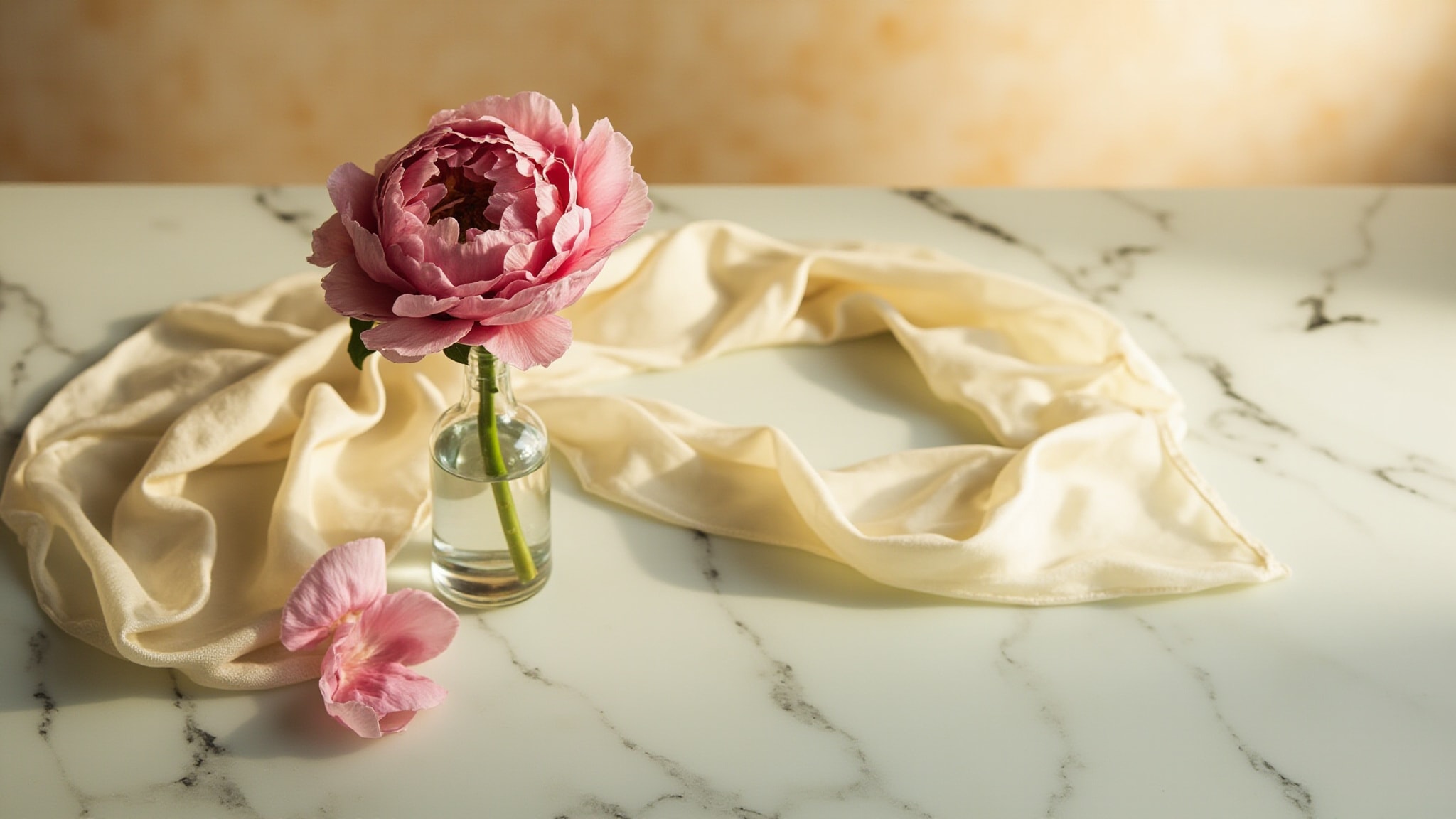 Pivoine Suzhou Soie de Nacre by Giorgio Armani. Atmospheric mood