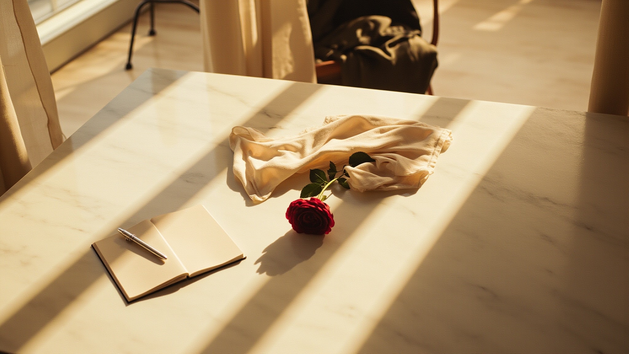 La Rose Jocelyn by Godet. Atmospheric mood