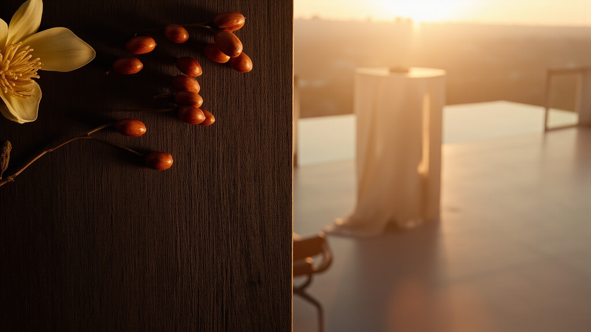 Golden Hour 黄金时刻 by Maison Shan 银杉. Atmospheric mood