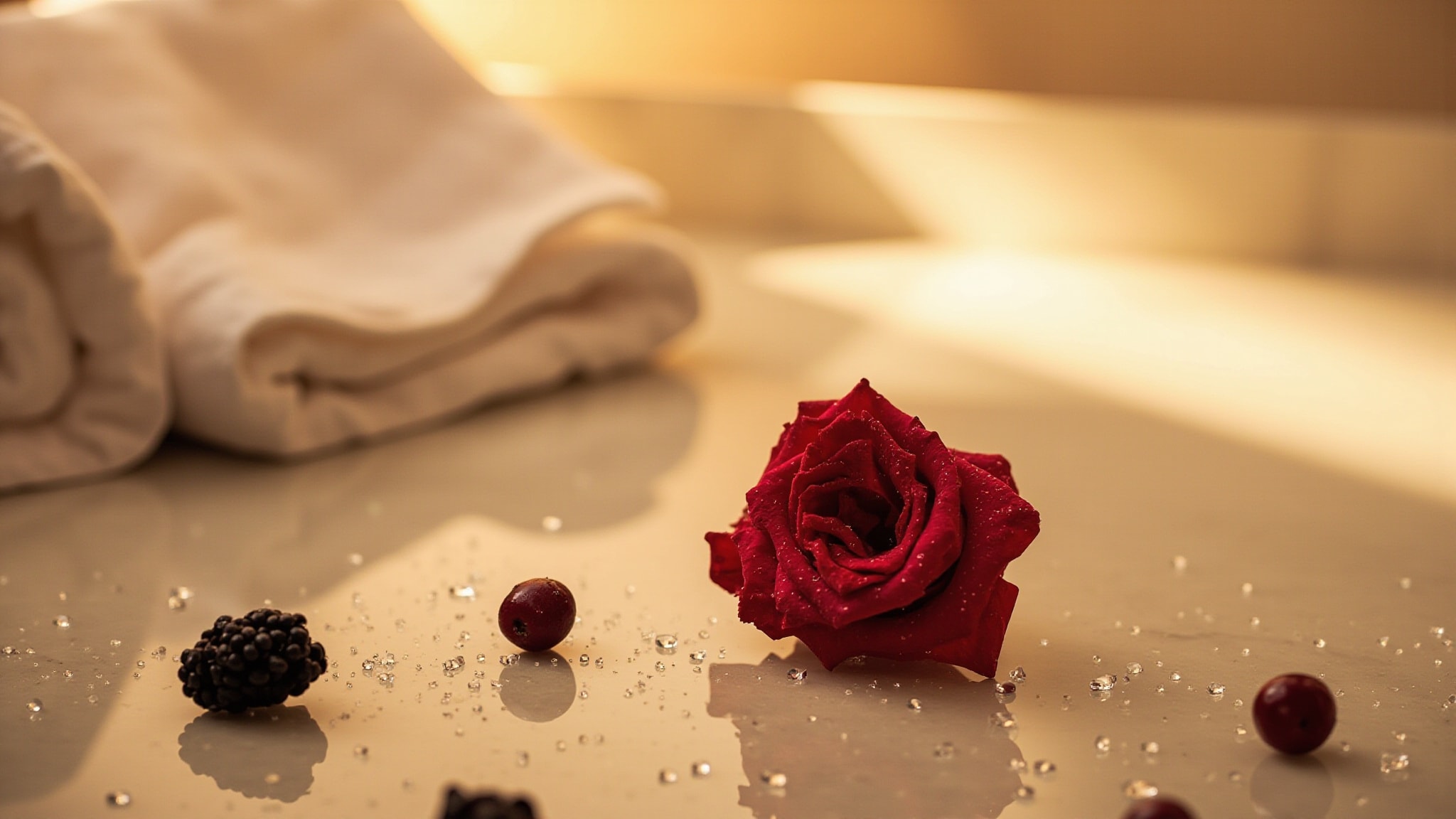 Rosa Rossa Harvest by Guerlain. Atmospheric mood