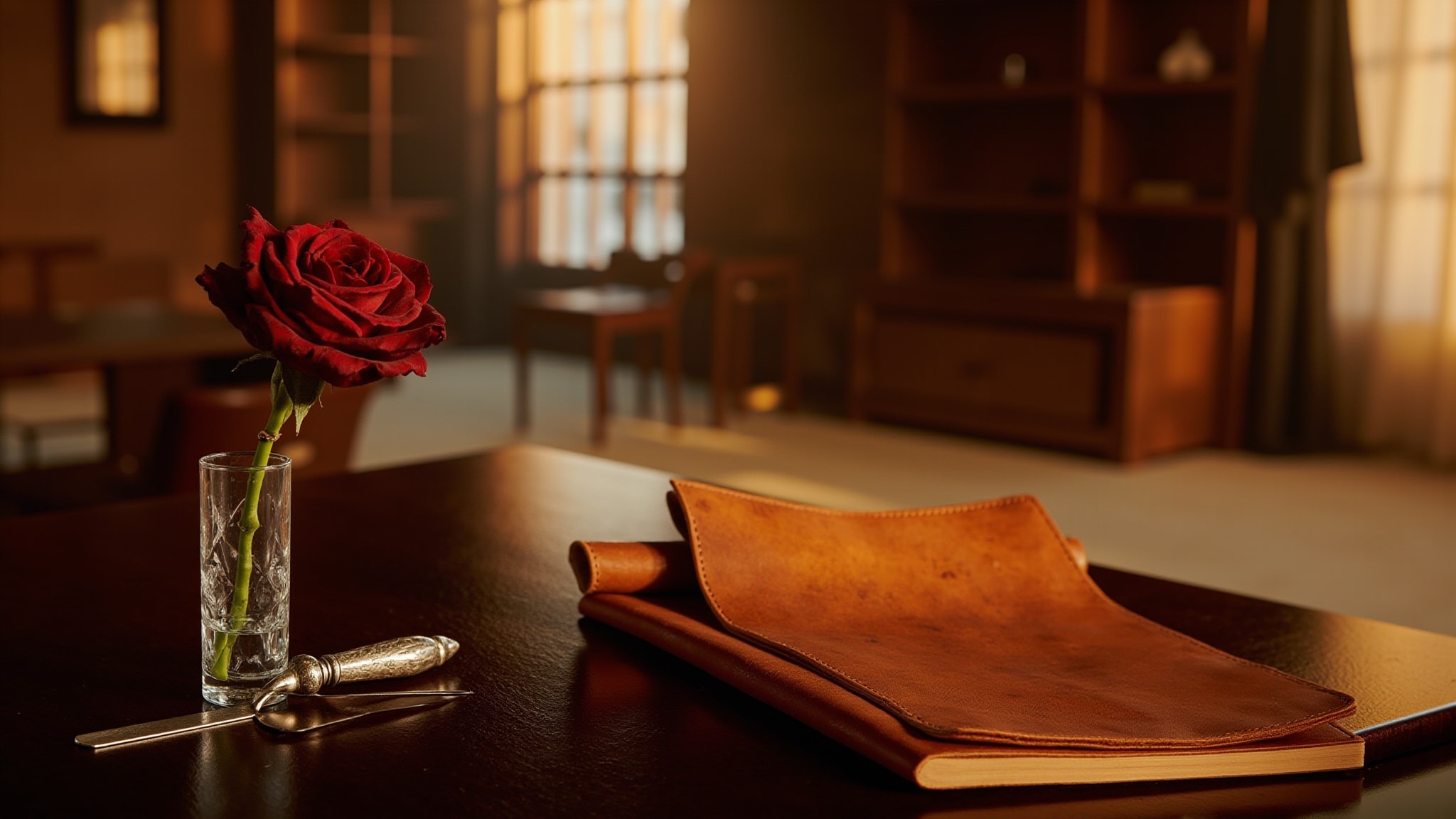 Rouge Bonheur 2026 Millésime by Guerlain. Atmospheric mood