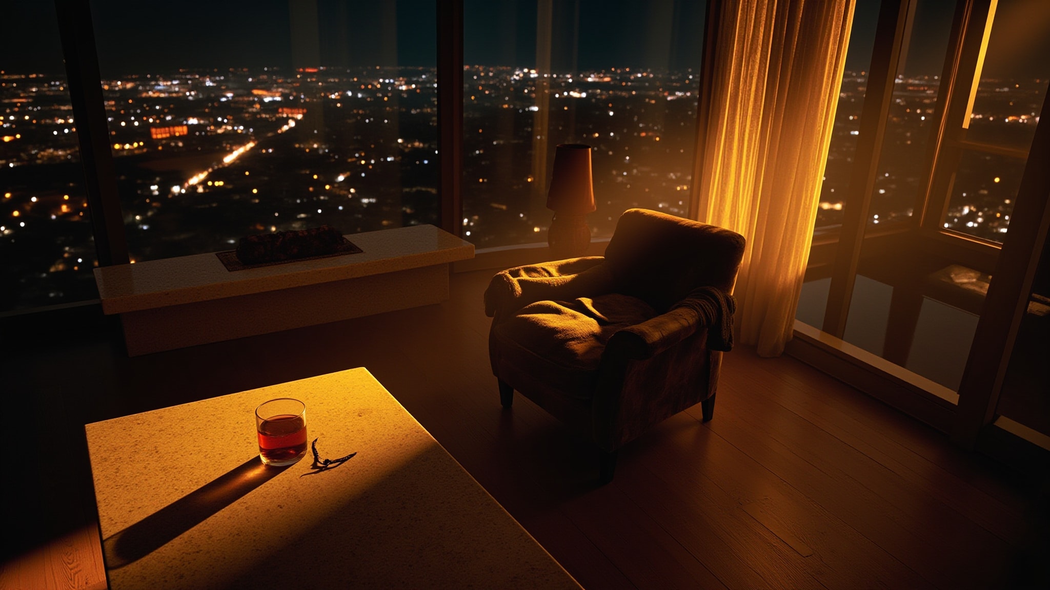 Nightcap by GUY FOX. Atmospheric mood