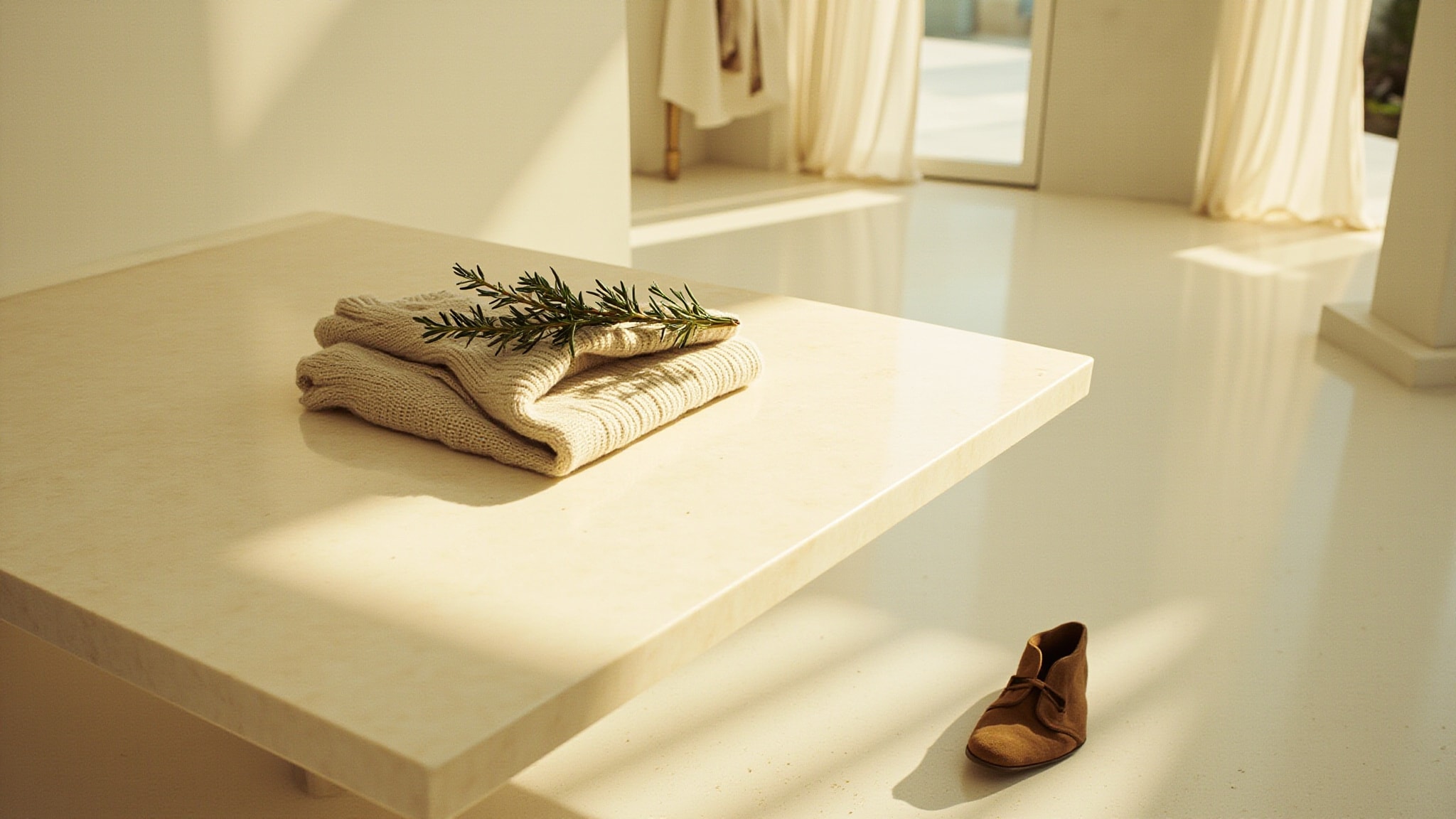 Camo Blend Nude Canvas by H&M. Atmospheric mood