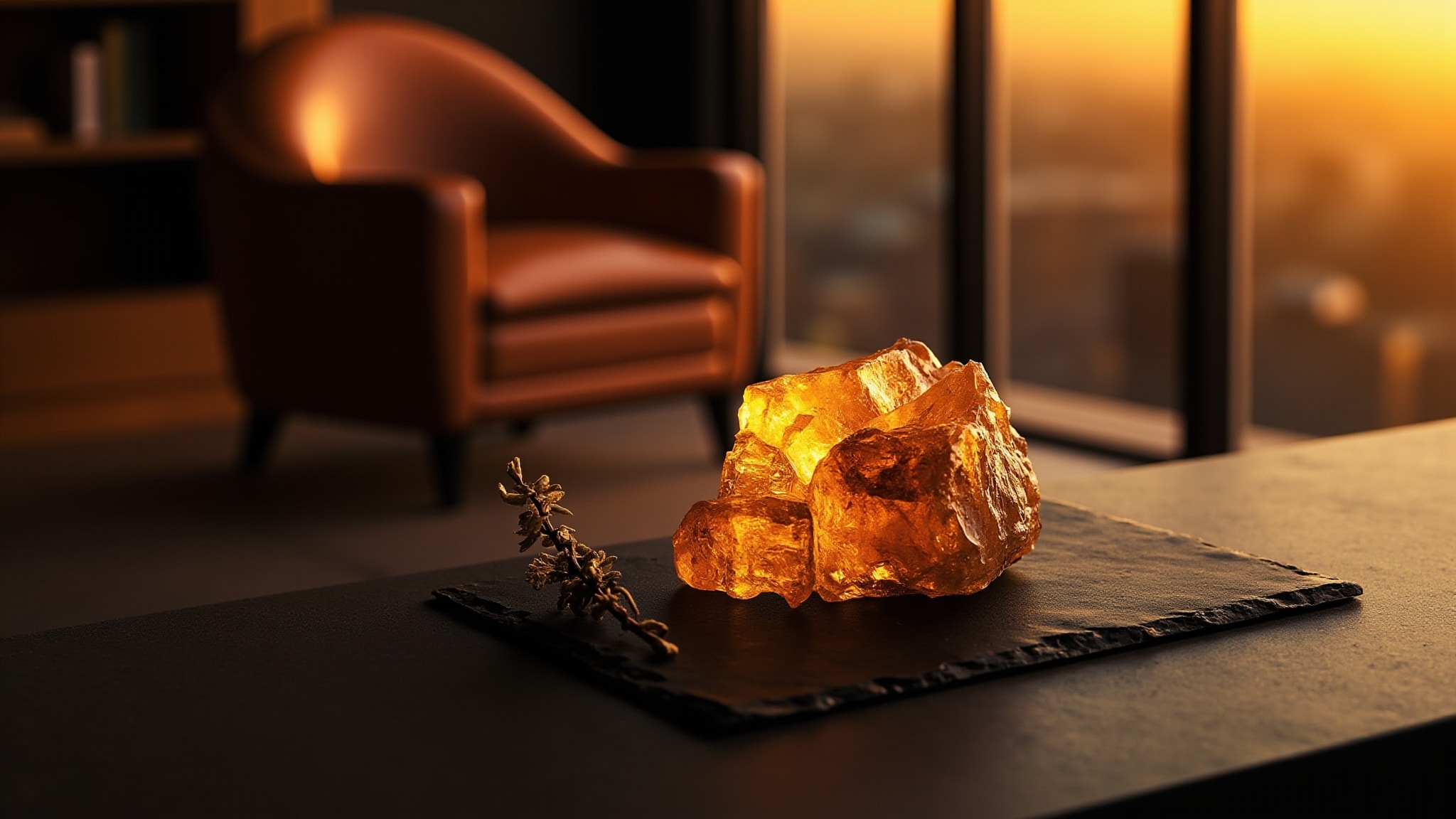 Man Amber by Halston. Atmospheric mood