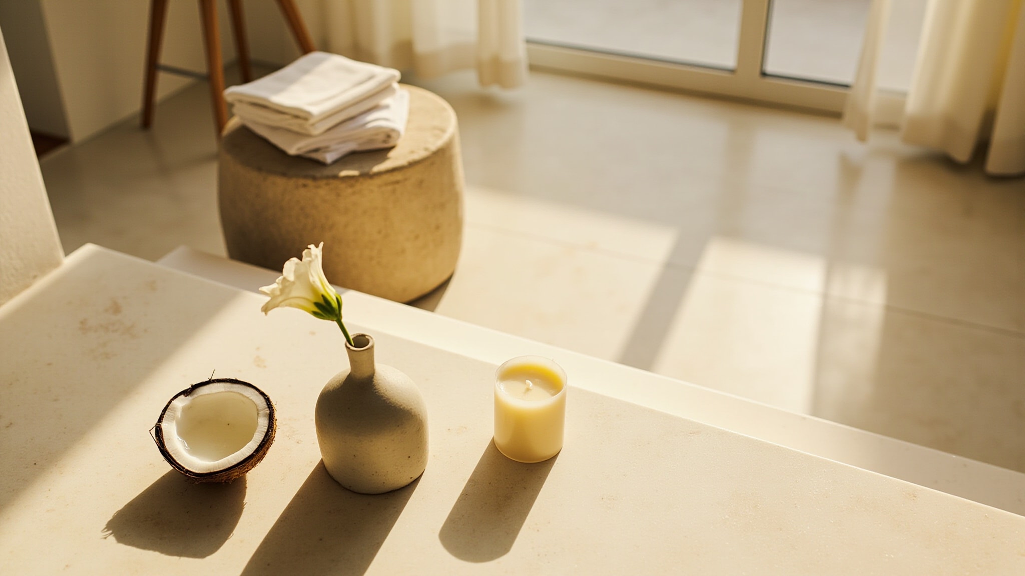 Monoi Blanche by Helan. Atmospheric mood