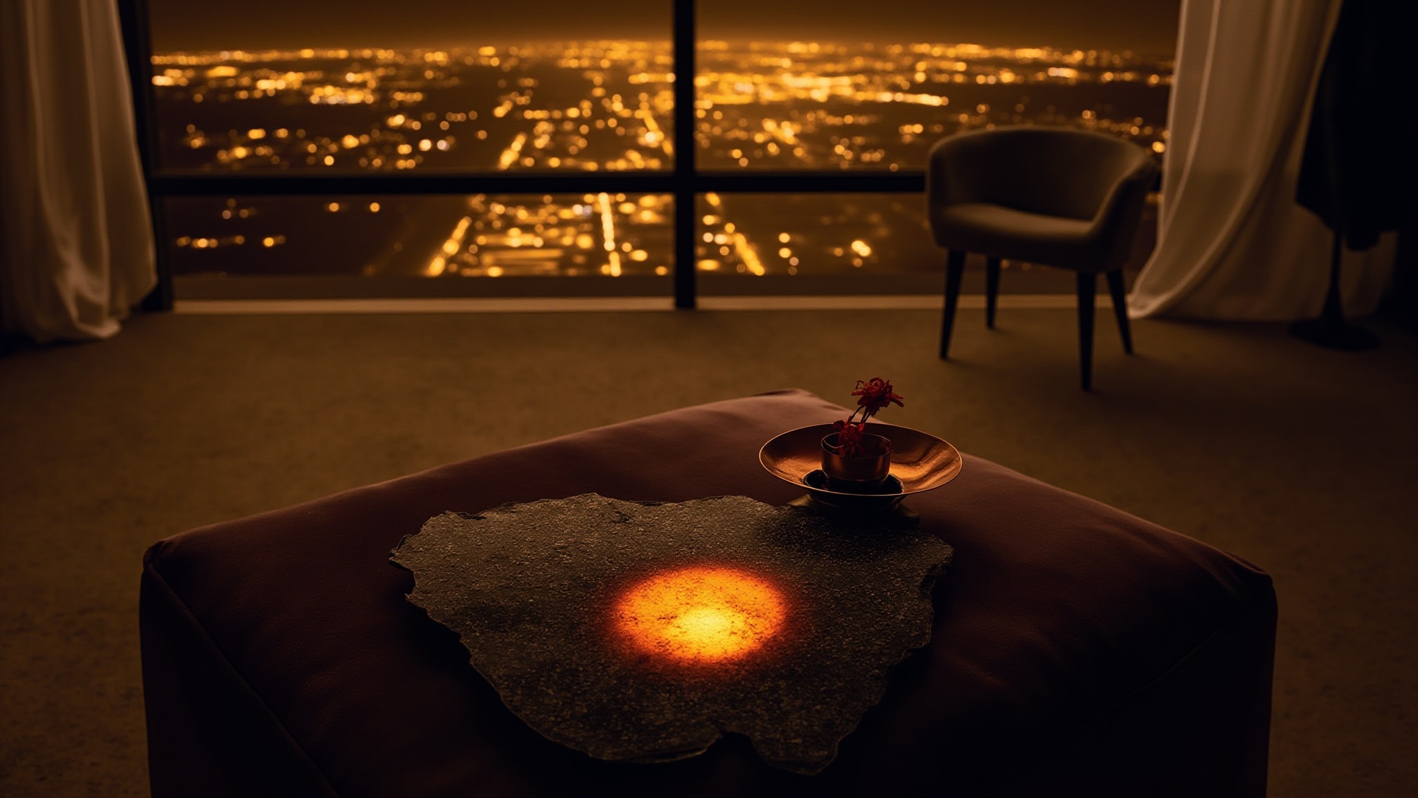 Dar Abu Dhabi by Henry Jacques. Atmospheric mood