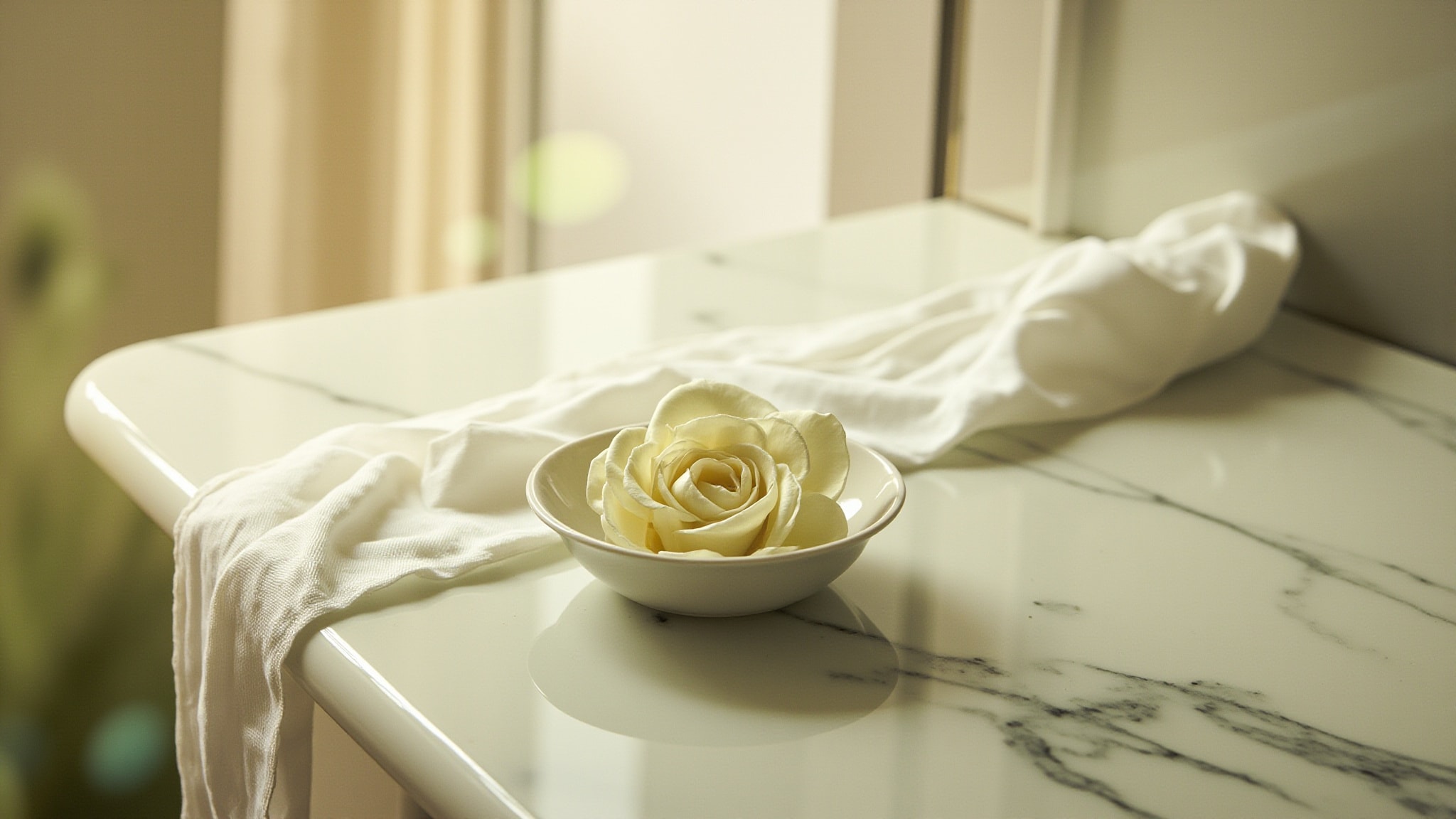 Musk Oil Gardenia by Henry Jacques. Atmospheric mood