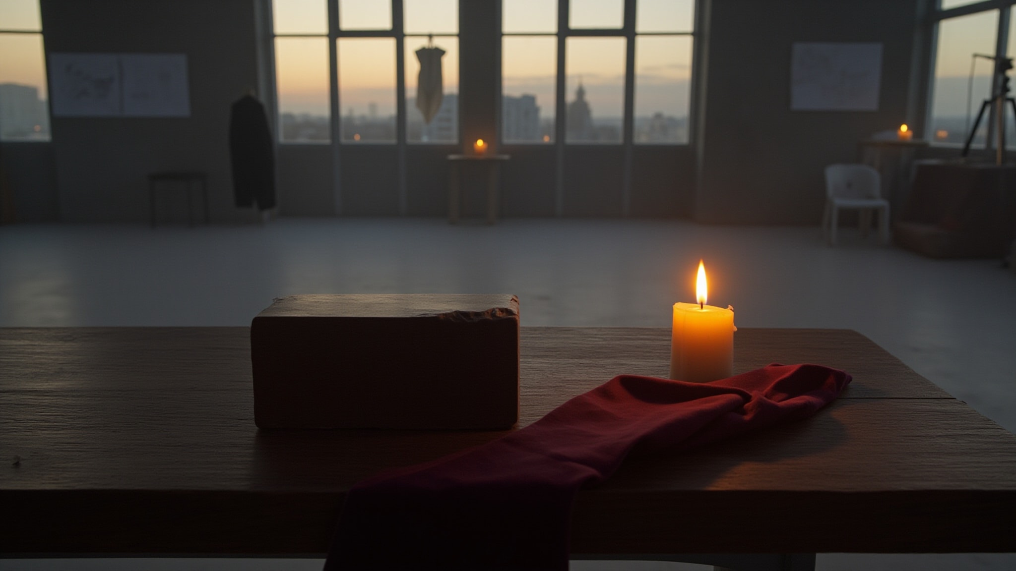 Rouge Cardinal by Herve Gambs Paris. Atmospheric mood