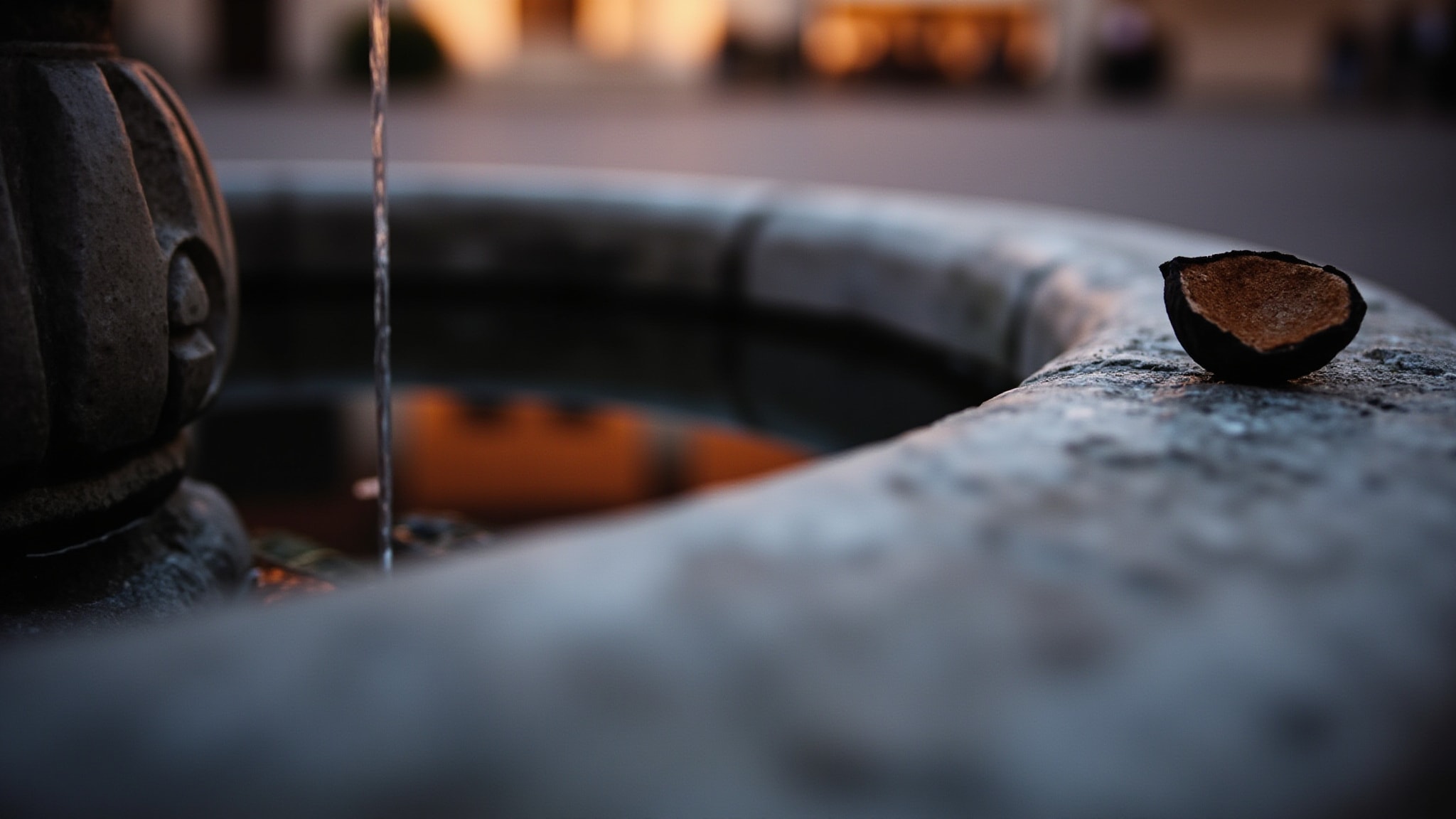 Hidden Corner of Fontana dei Baci by Trussardi. Atmospheric mood