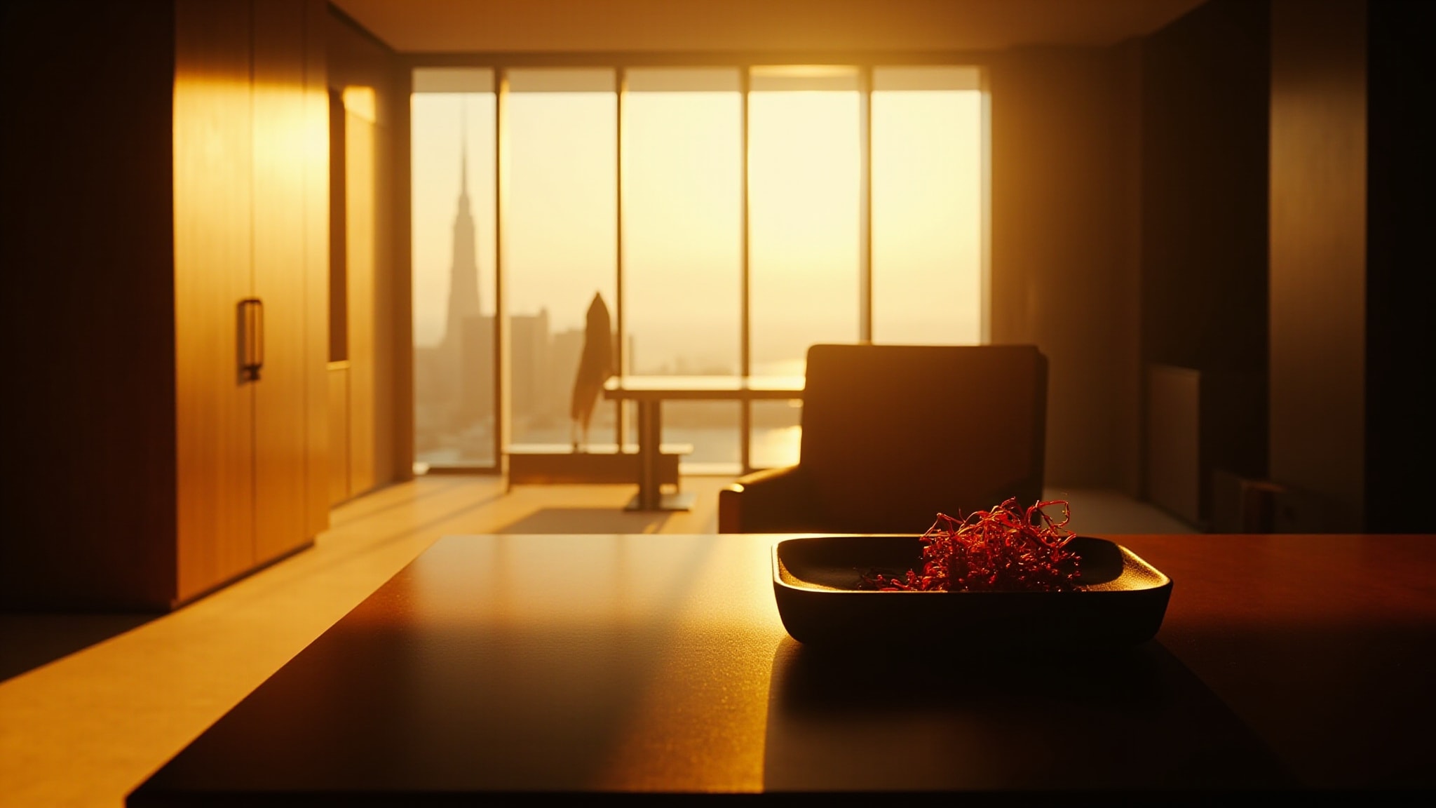Boss Bottled Oud Saffron by Hugo Boss. Atmospheric mood