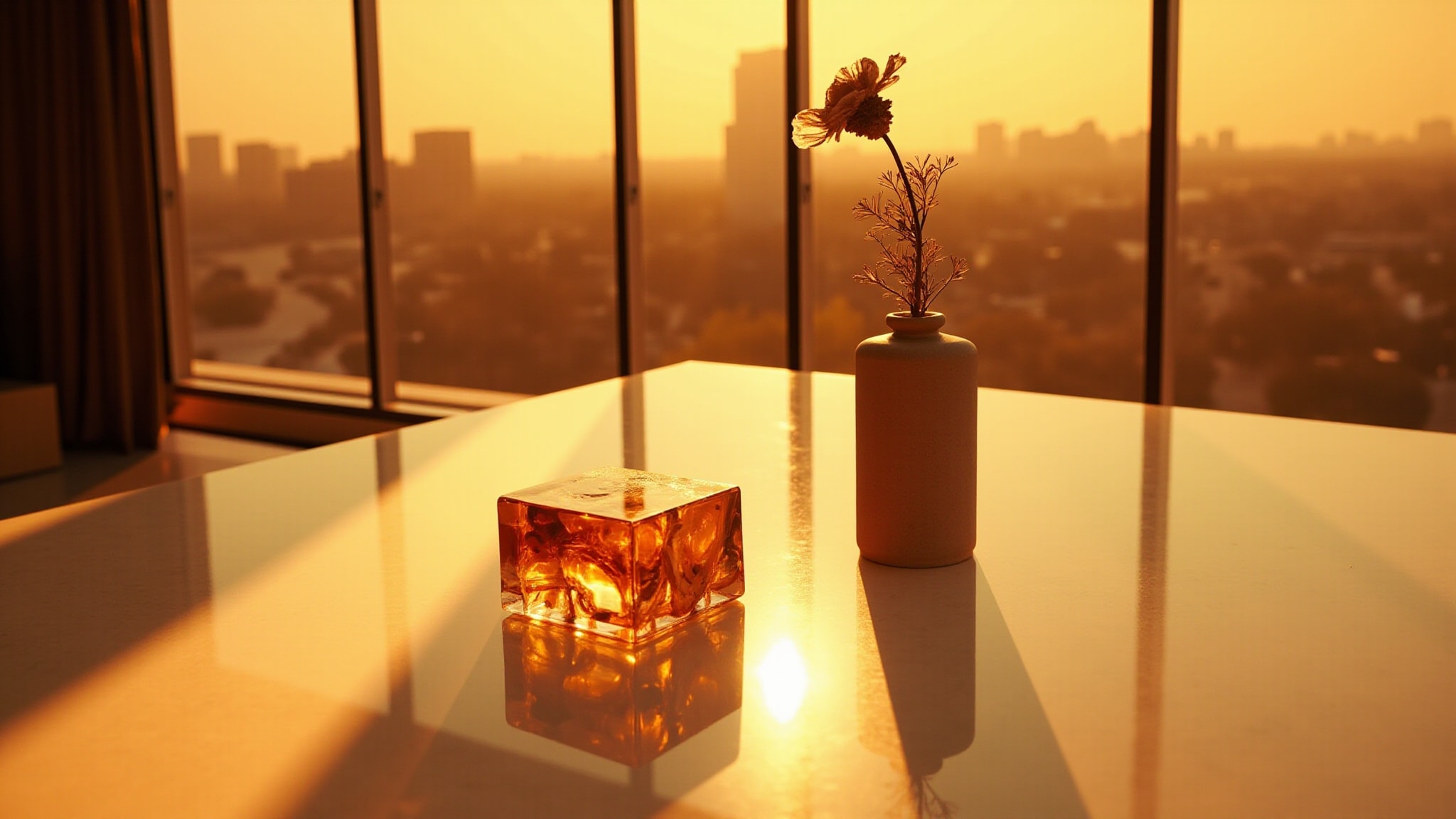 Golden Amber by Ibraheem AlQurashi. Atmospheric mood