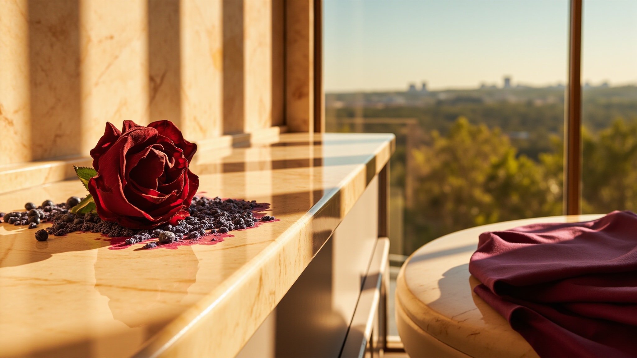 Rose Divine by ID Parfums. Atmospheric mood