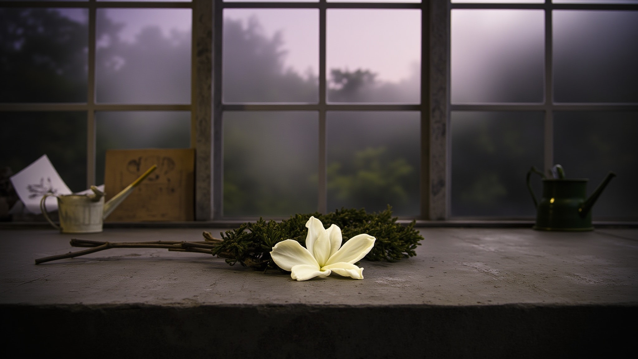 Hothouse Flower by Ineke. Atmospheric mood