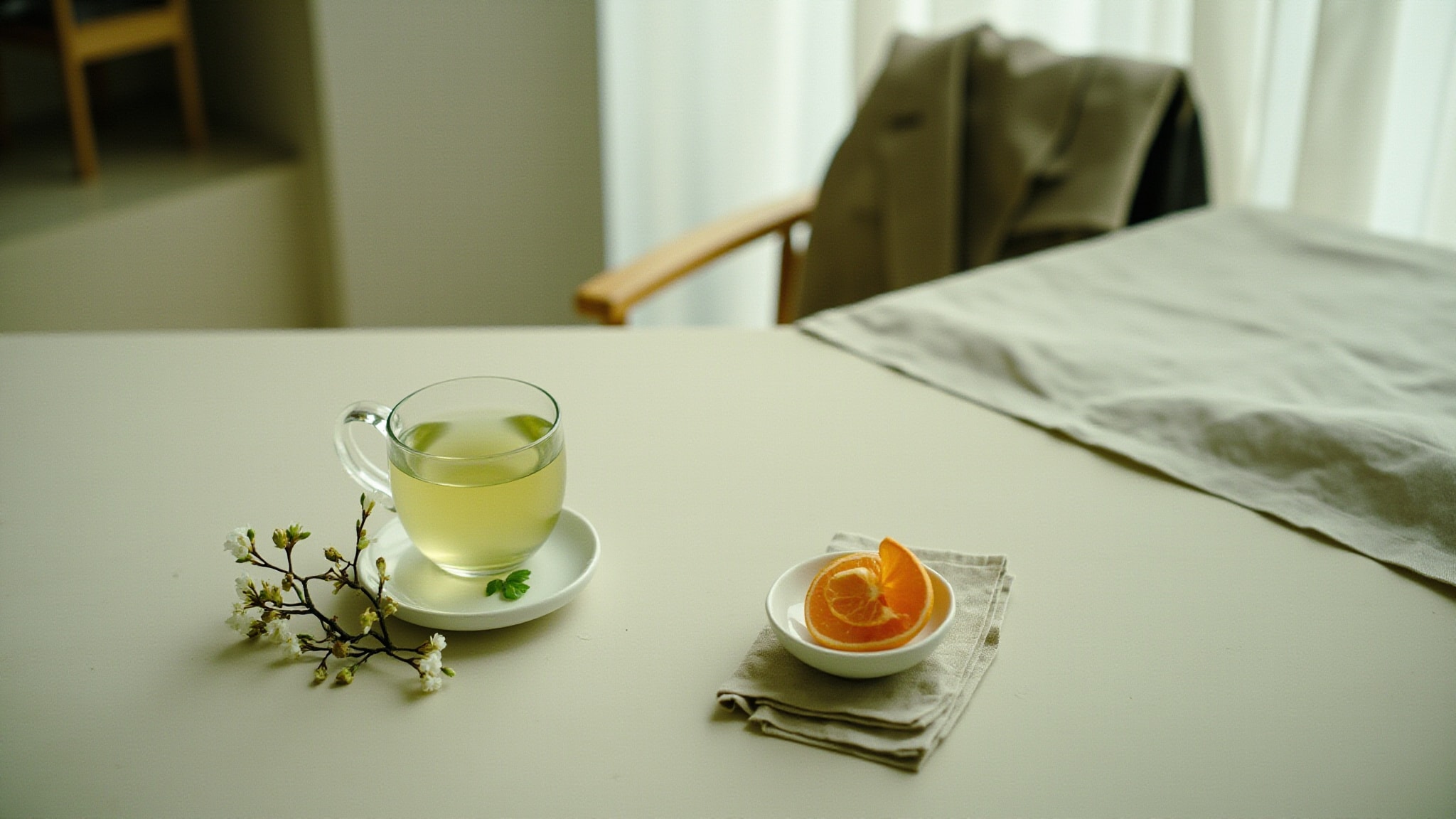 10 Tangerine Blossom in Green Tea by Innisfree. Atmospheric mood