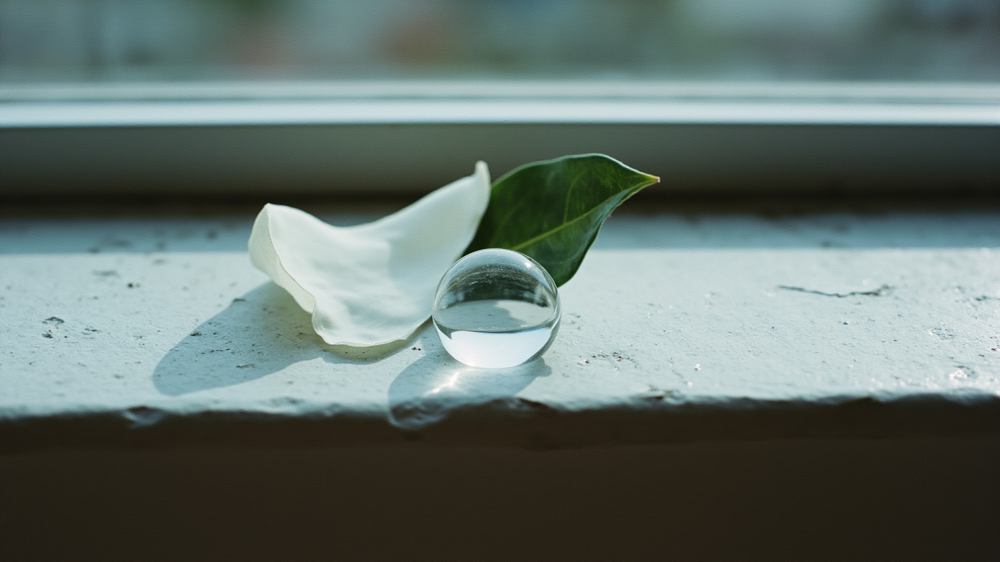 A Drop d'Issey Essentielle by Issey Miyake. Atmospheric mood