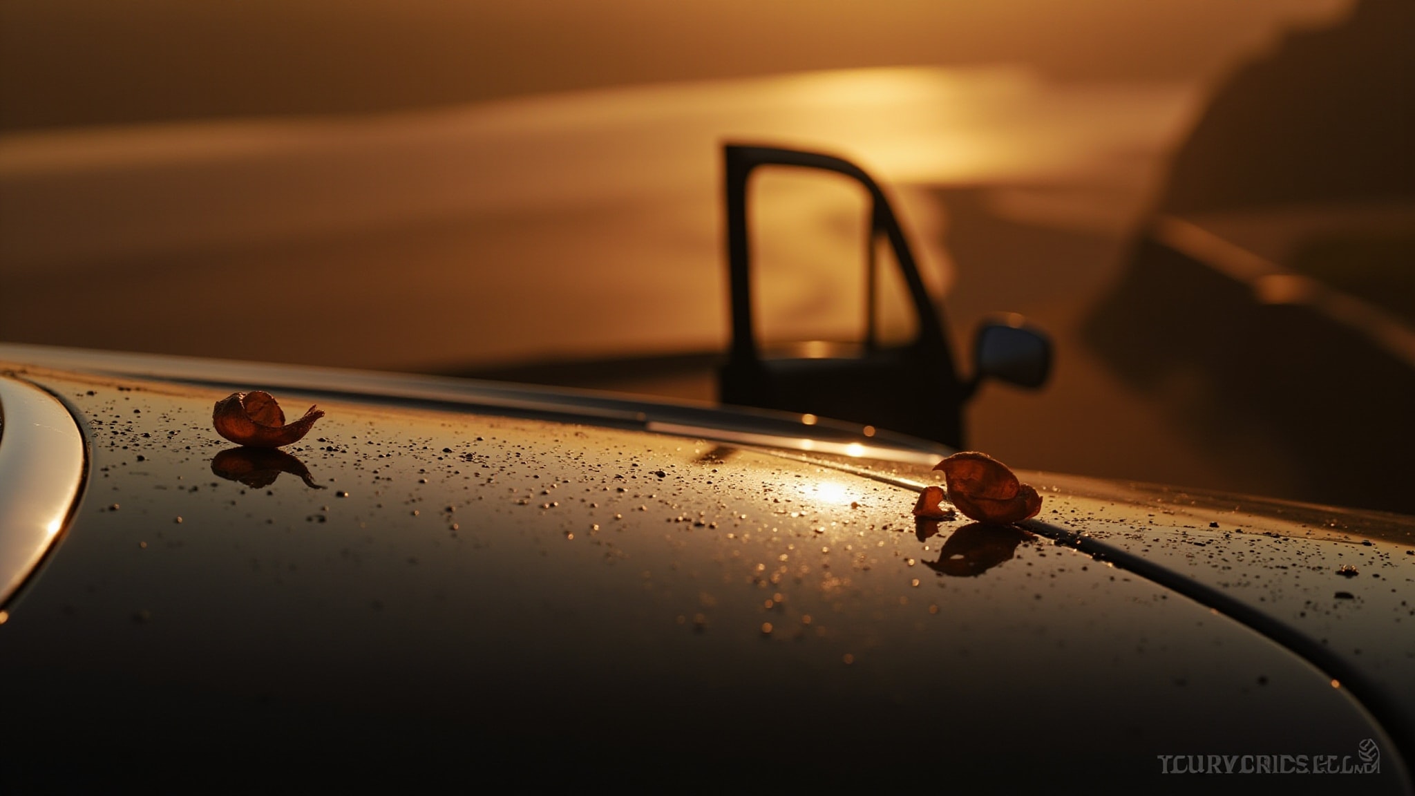 Gold in Black by Jaguar. Atmospheric mood