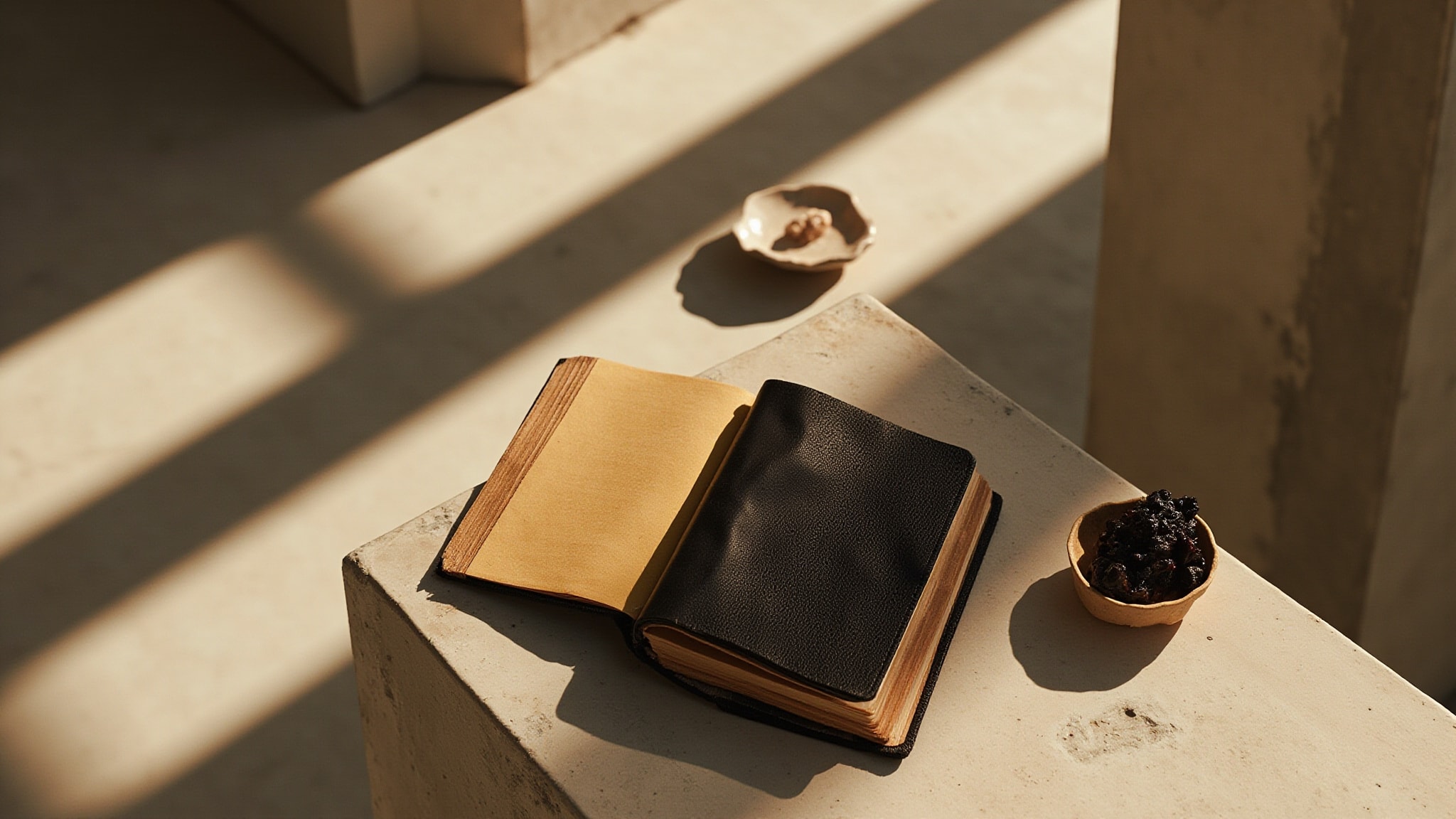 Phoenician Leather by James Heeley. Atmospheric mood