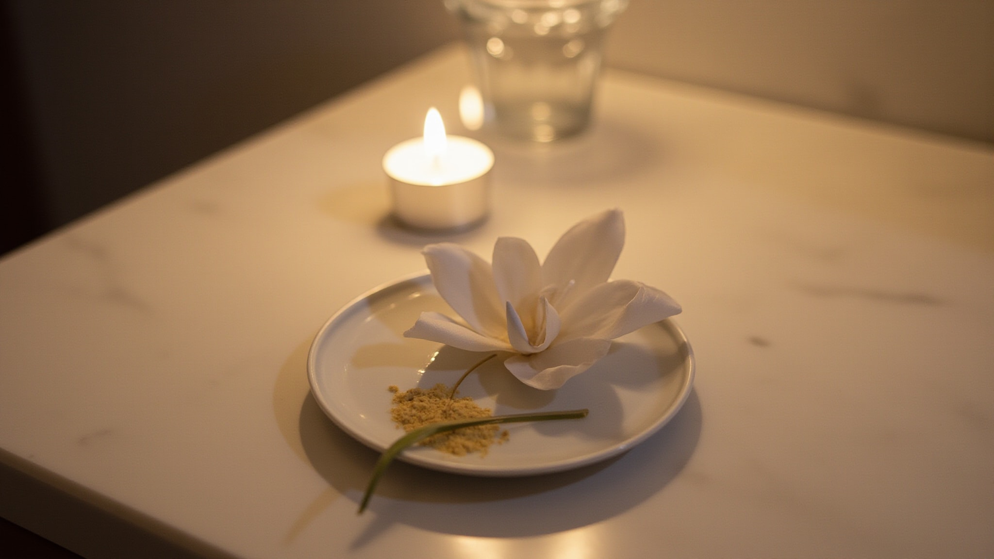 La Dame aux Camelias - Night Cologne by Jardins d’Ecrivains. Atmospheric mood