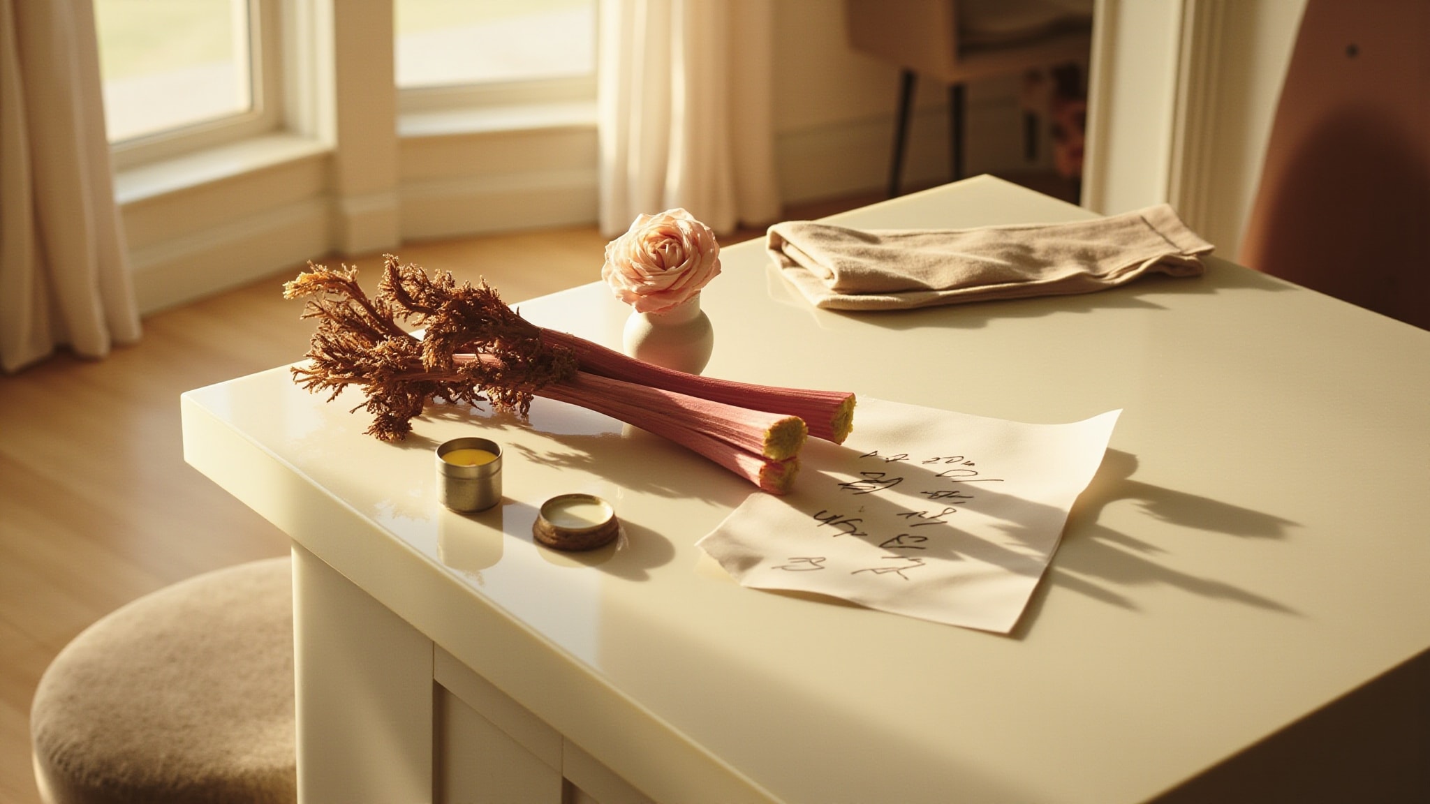 Fleurs d'Ombre/Rose by Jean Charles Brosseau. Atmospheric mood