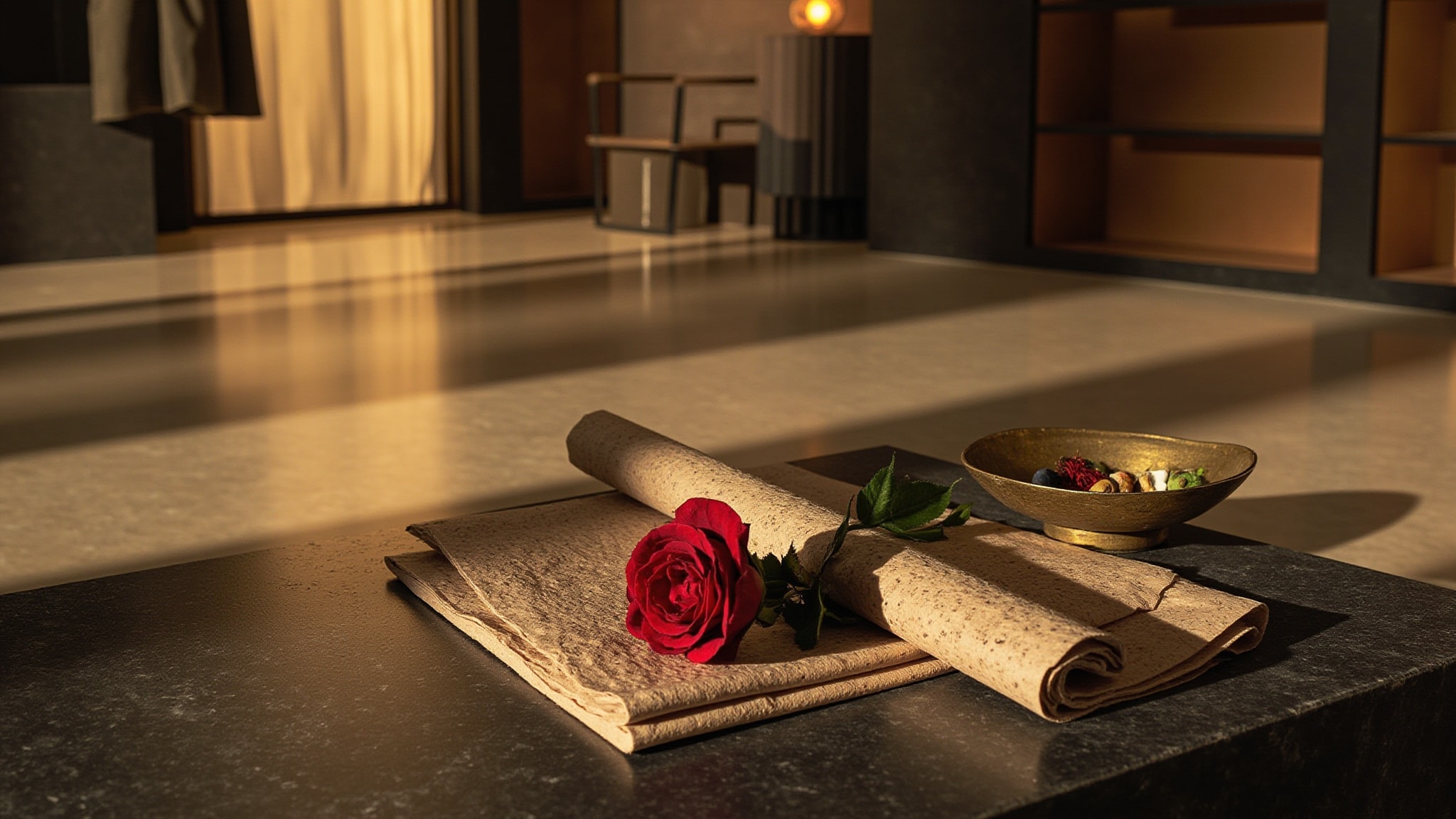 Rose Khayali by Jean Couturier. Atmospheric mood