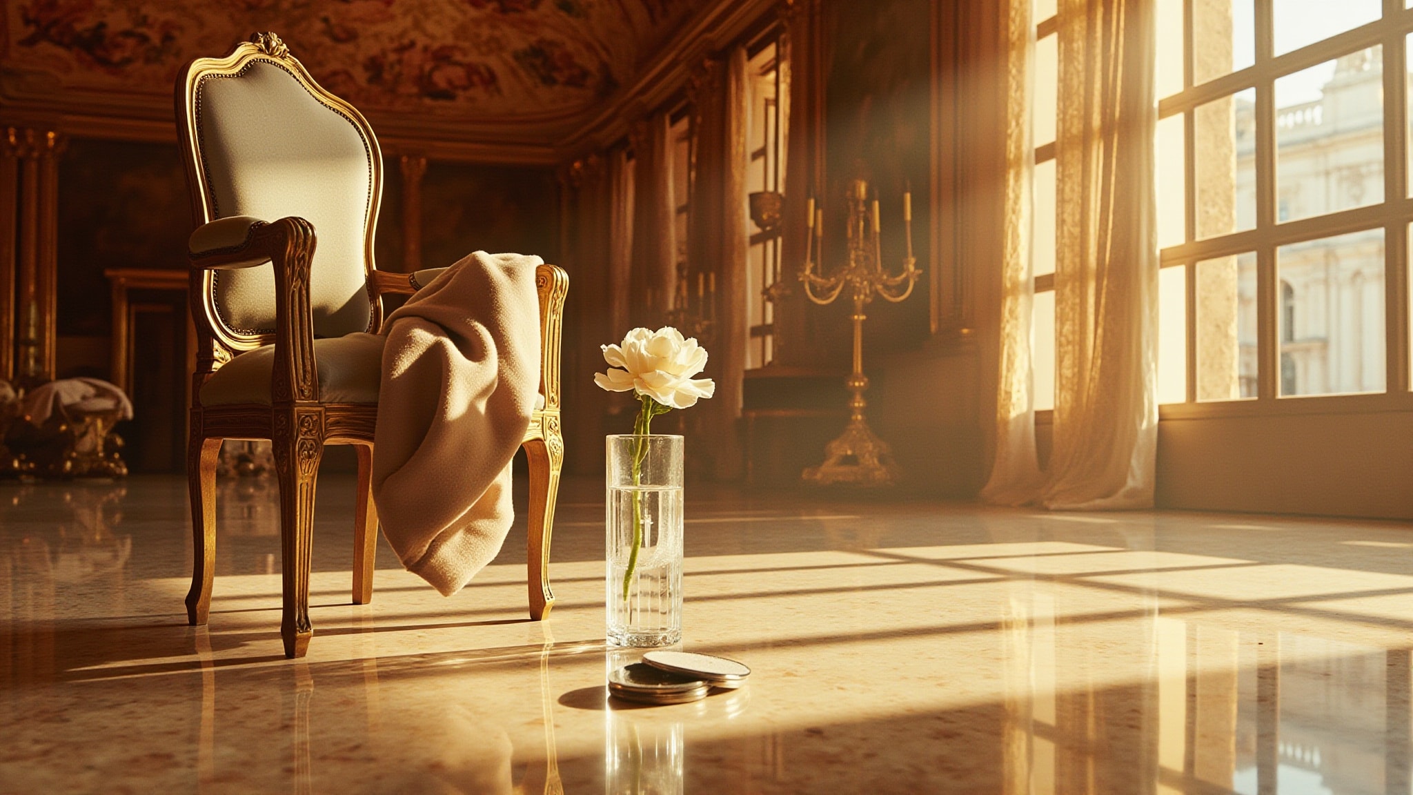 Revolution à Versailles by Jean Desprez. Atmospheric mood